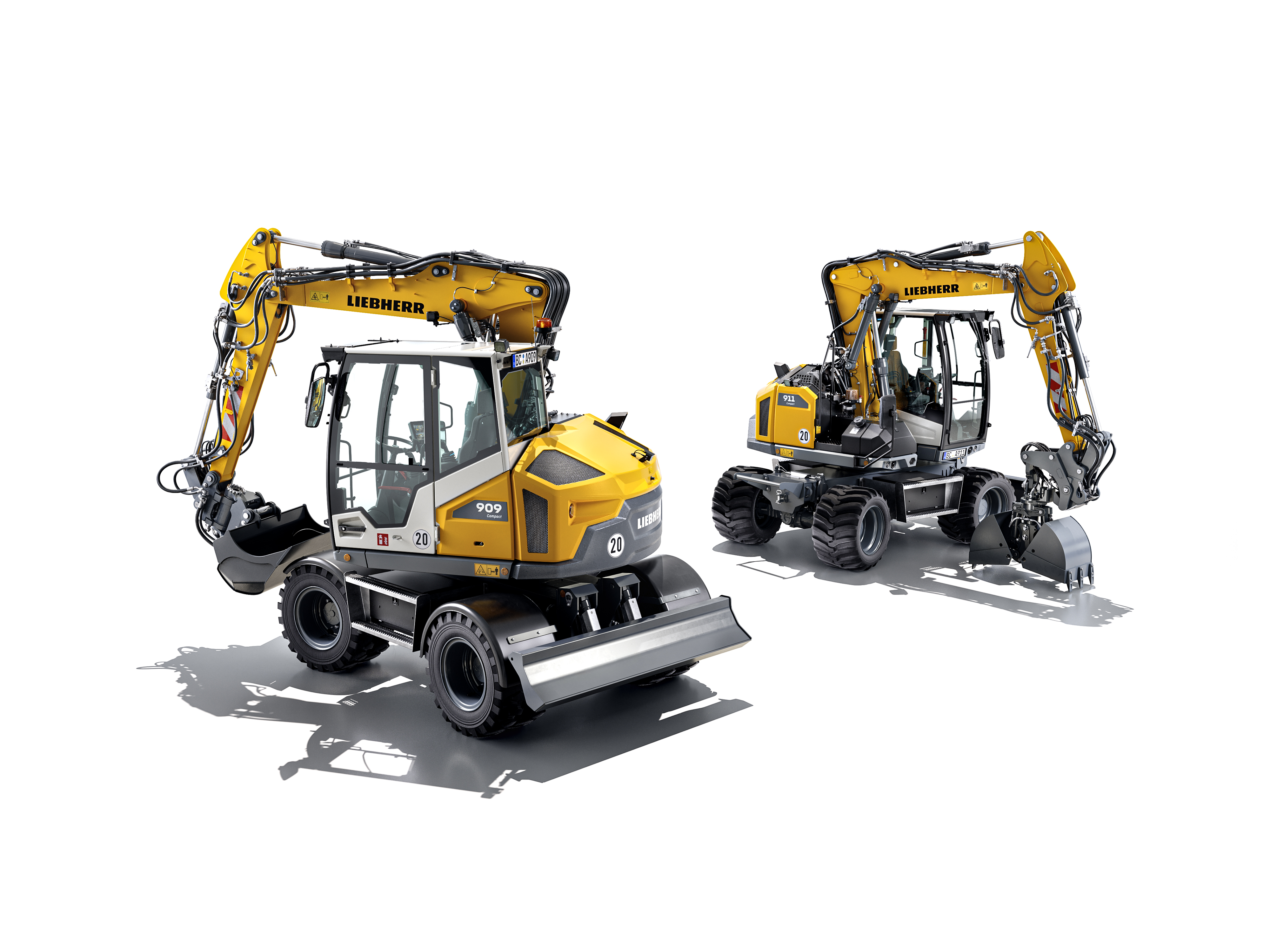 Liebherr A 909 and A 911 Compact Litronic