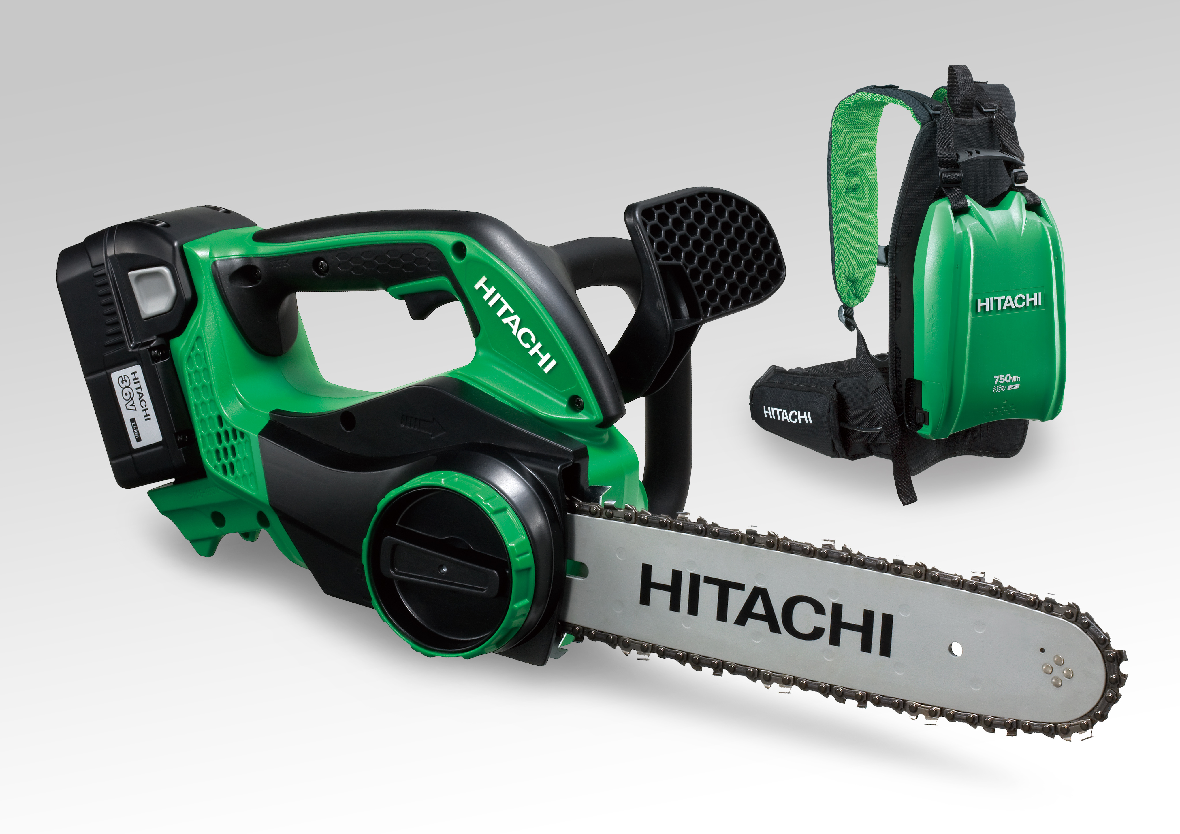 Hitachi chainsaw online cordless