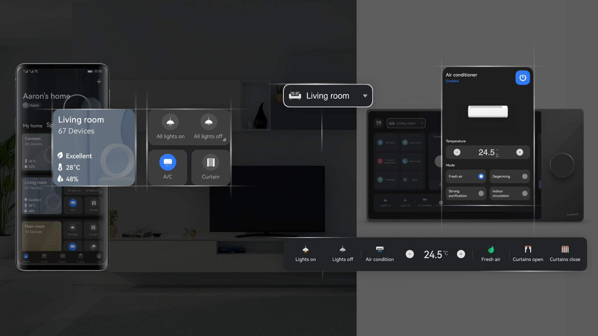 HUAWEI Future AI Space UI System