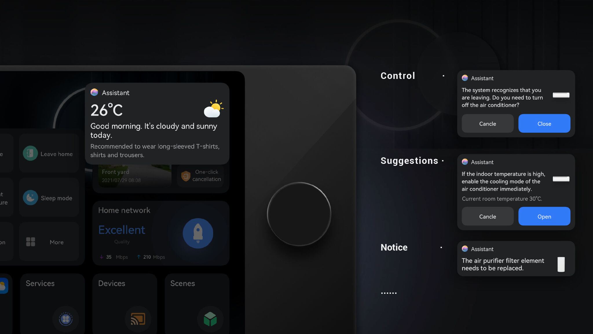 HUAWEI Future AI Space UI System