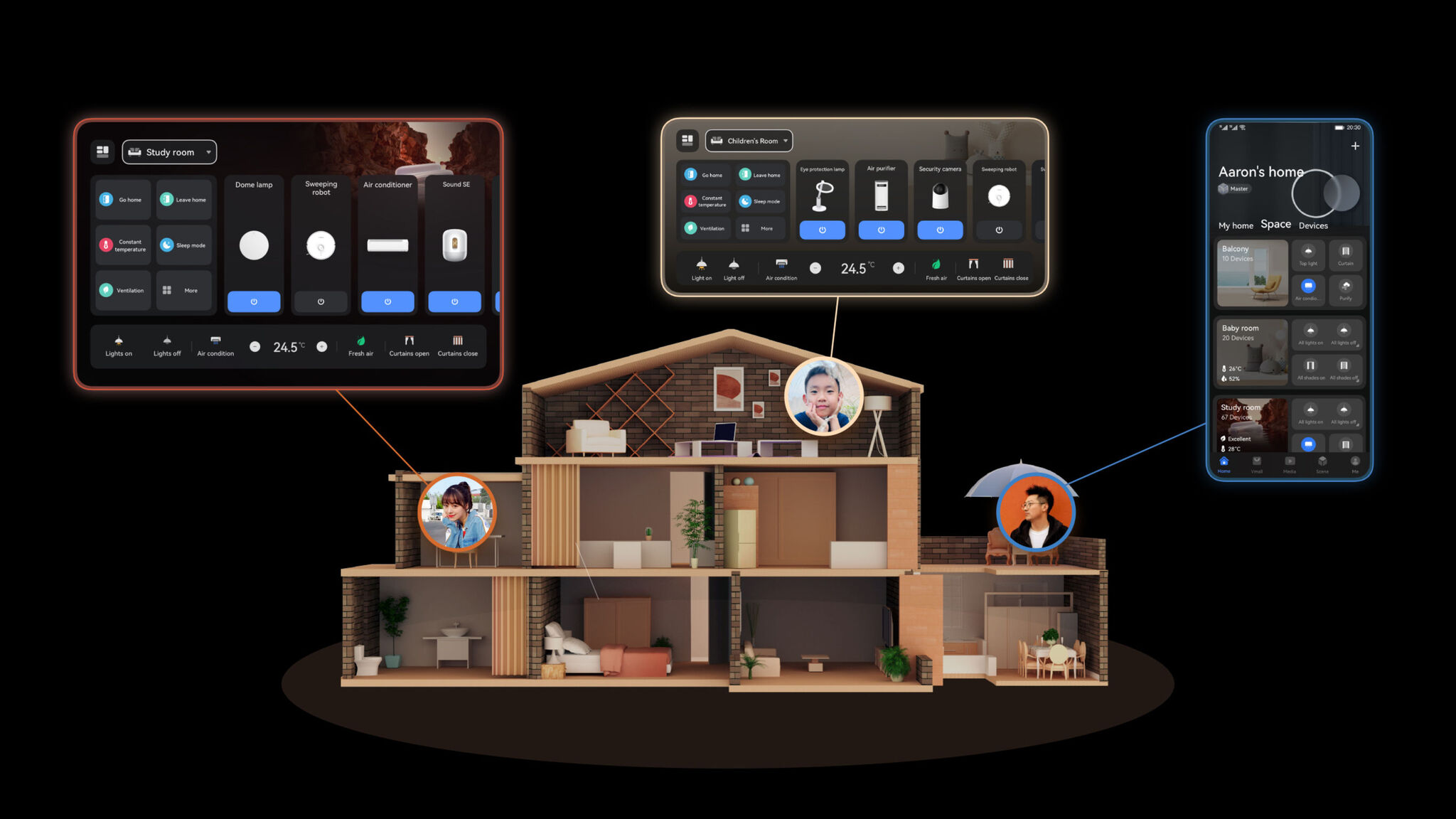 HUAWEI Future AI Space UI System