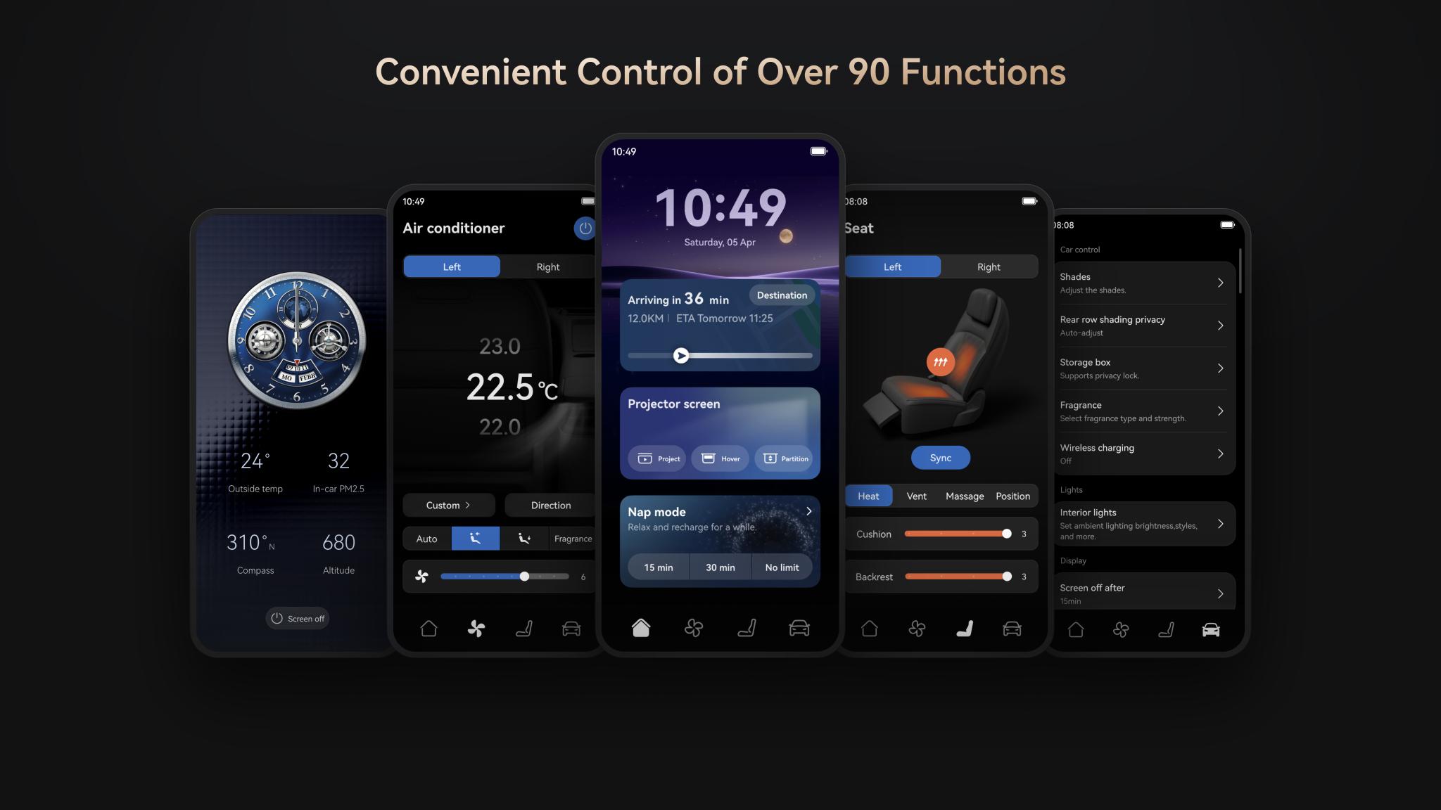 Maextro S800 Rear Seat Premium UX Design
