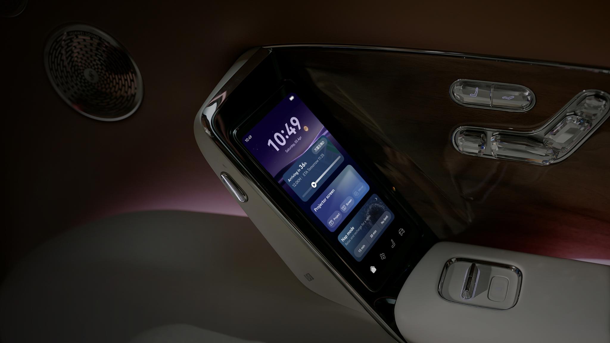 Maextro S800 Rear Seat Premium UX Design