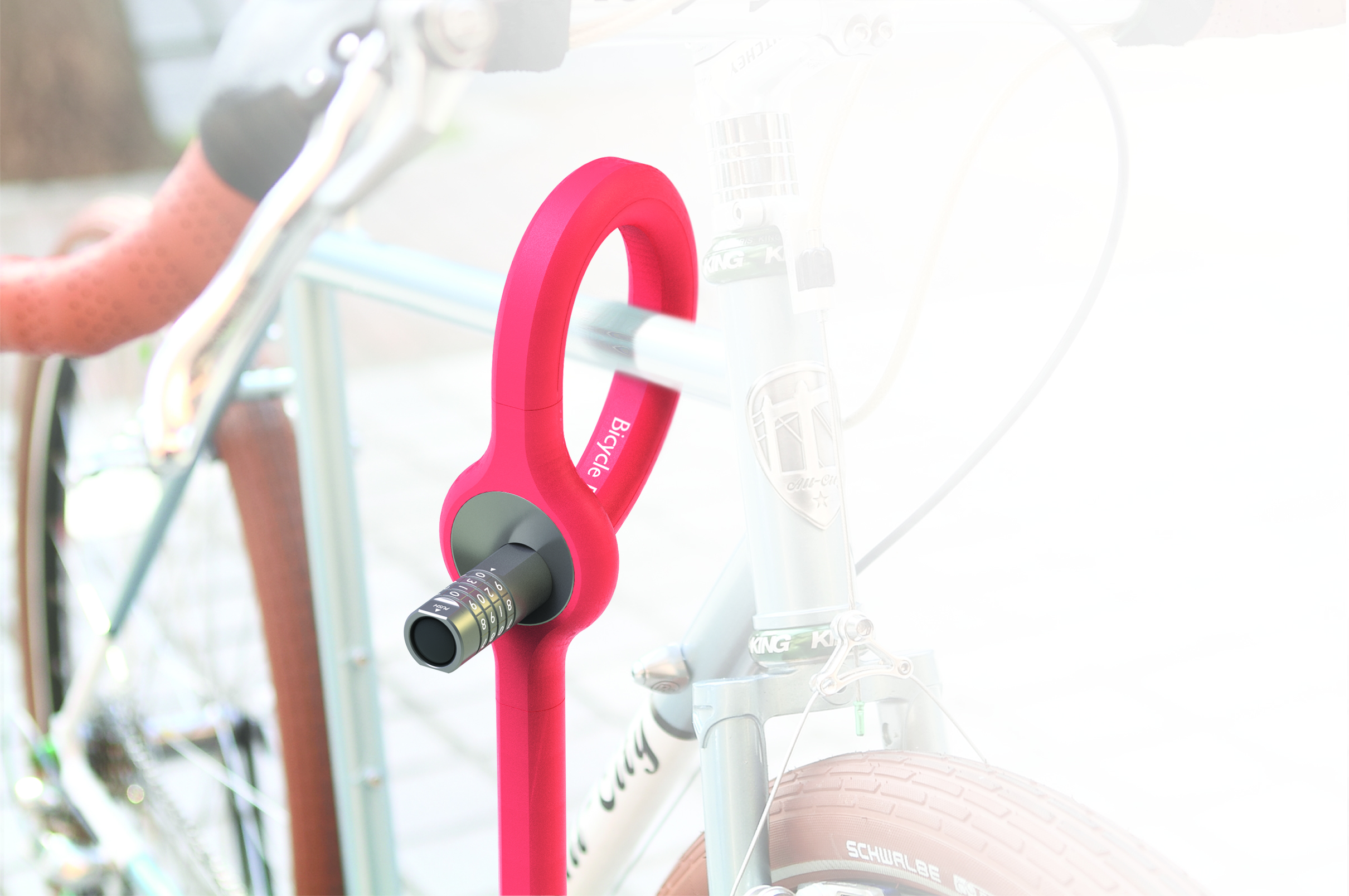 Elastic bicycle rack