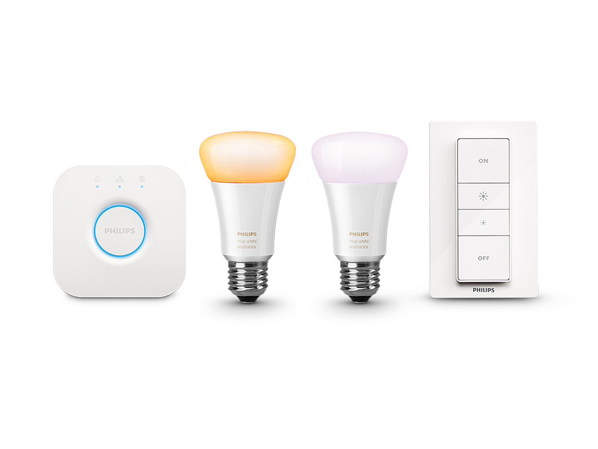 Philips Hue White ambiance A19 lamp & starter kit