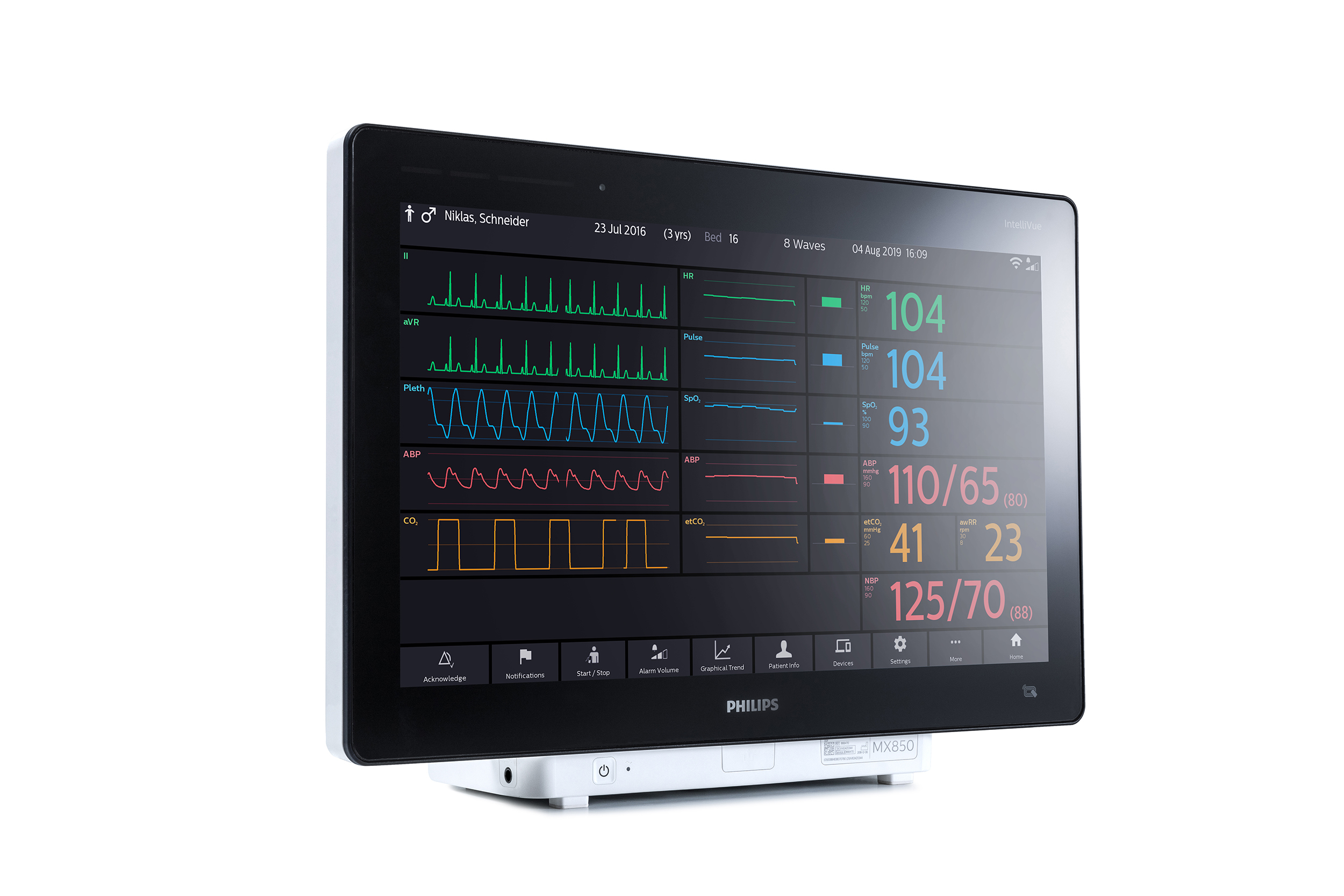 IntelliVue MX850, IntelliVue MX750