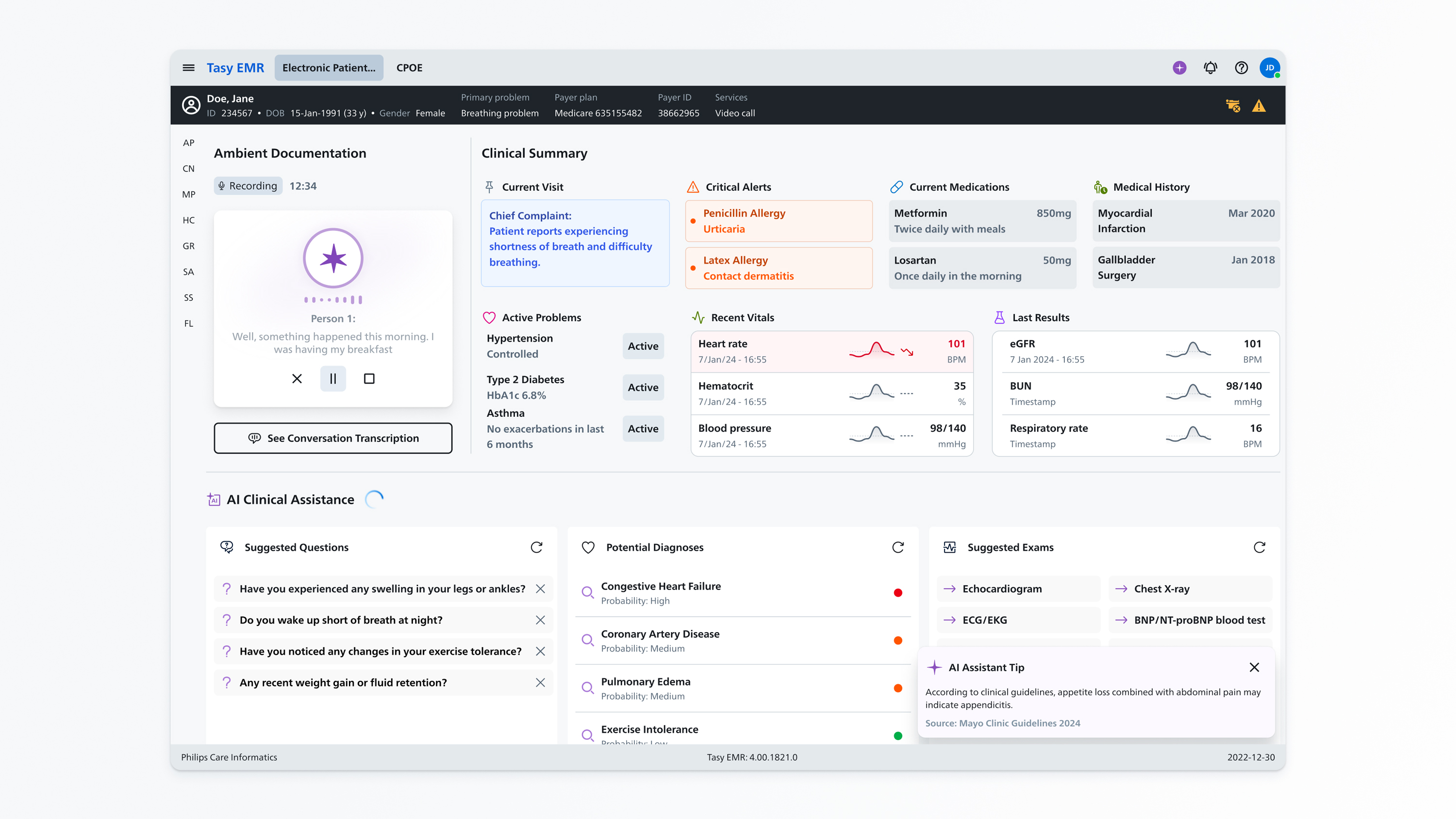 Philips Ambient Documentation