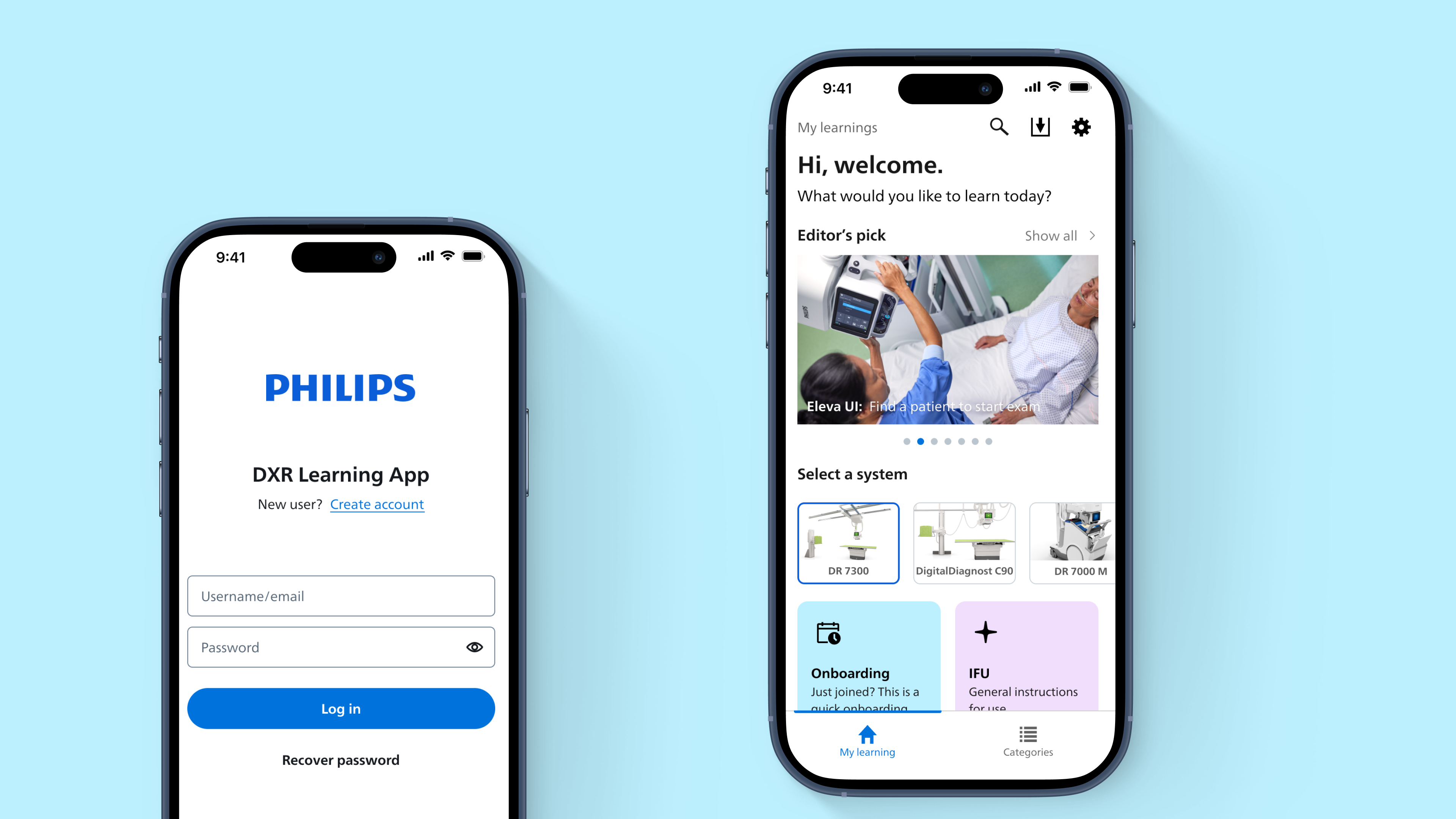 Philips DXR Learning App