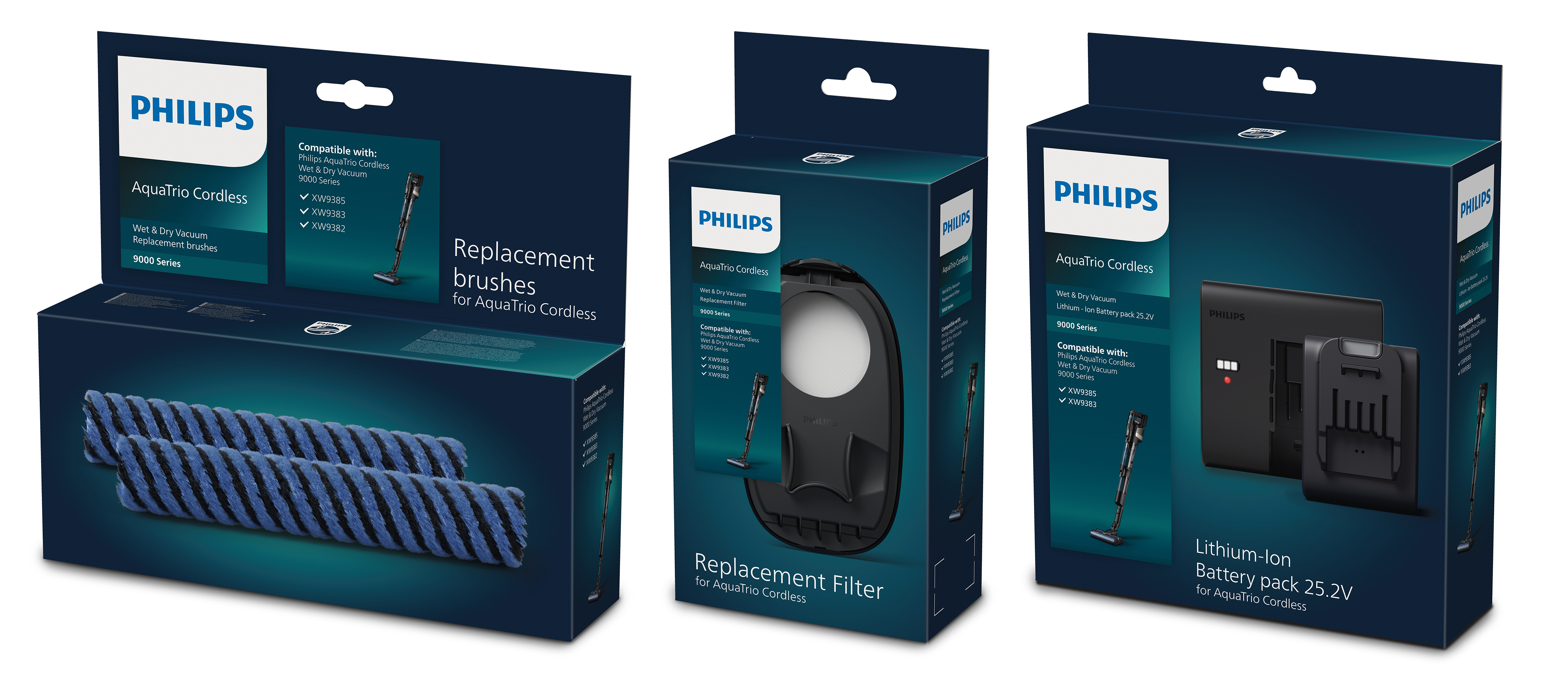 Philips AquaTrio Cordless Wet and Dry Vacuum 9000