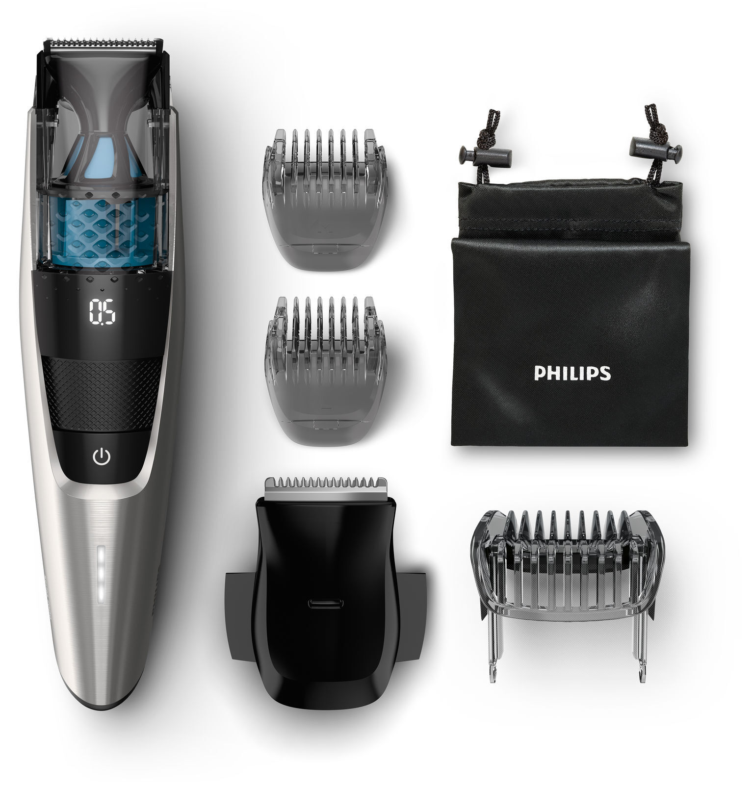 Vacuum Beard Trimmer Series 7000