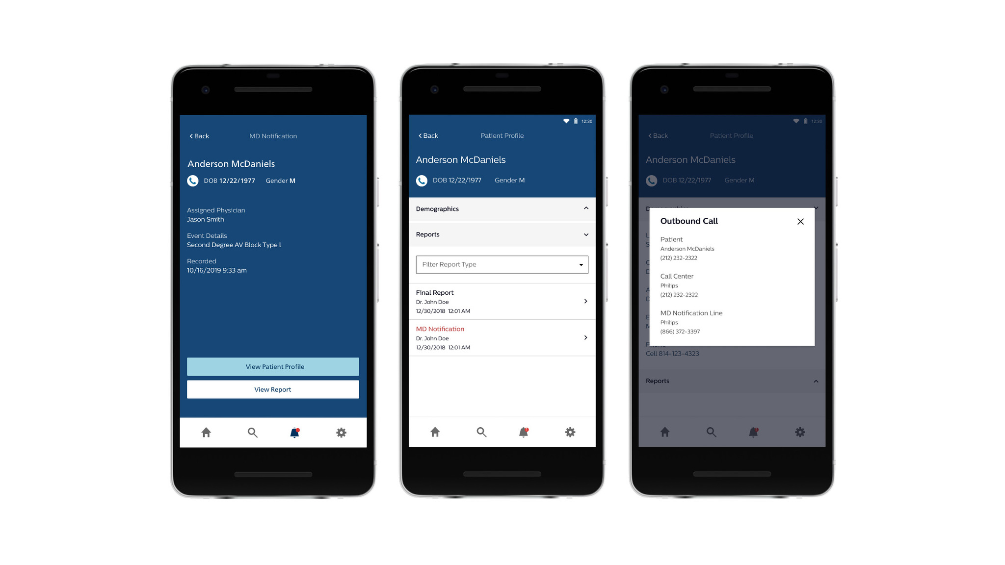 Philips ECG Reports App