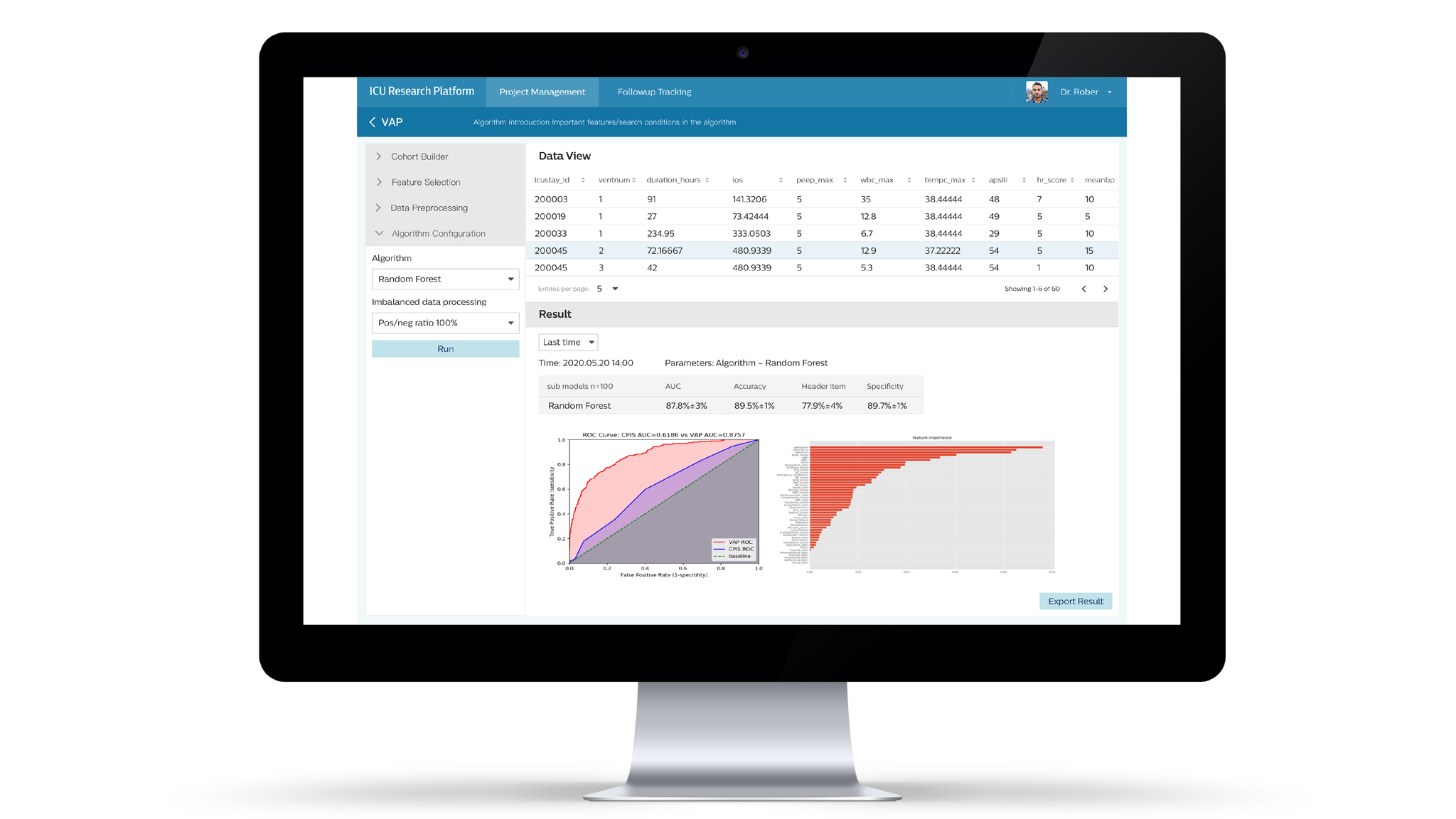 Philips ICU Research Platform