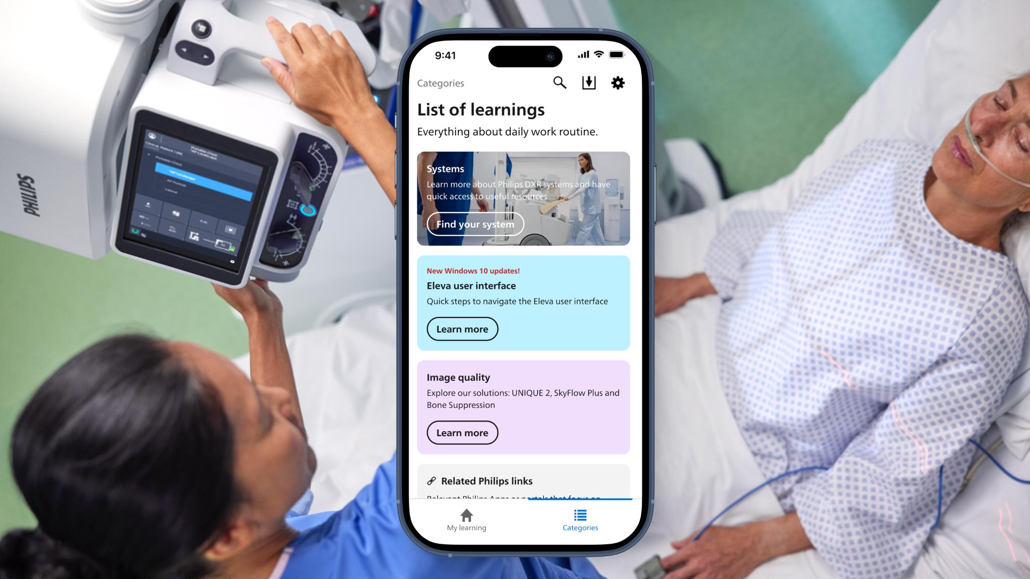 Philips DXR Learning App