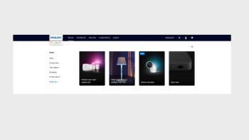 Philips-hue.com Navigation Menu