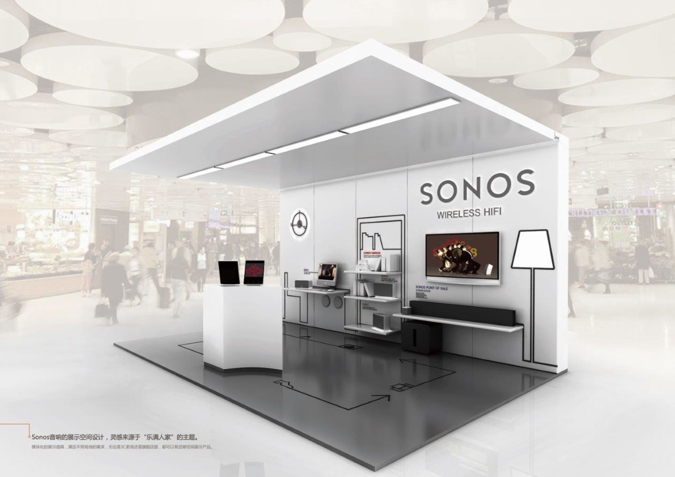 Sonos HiFi display space