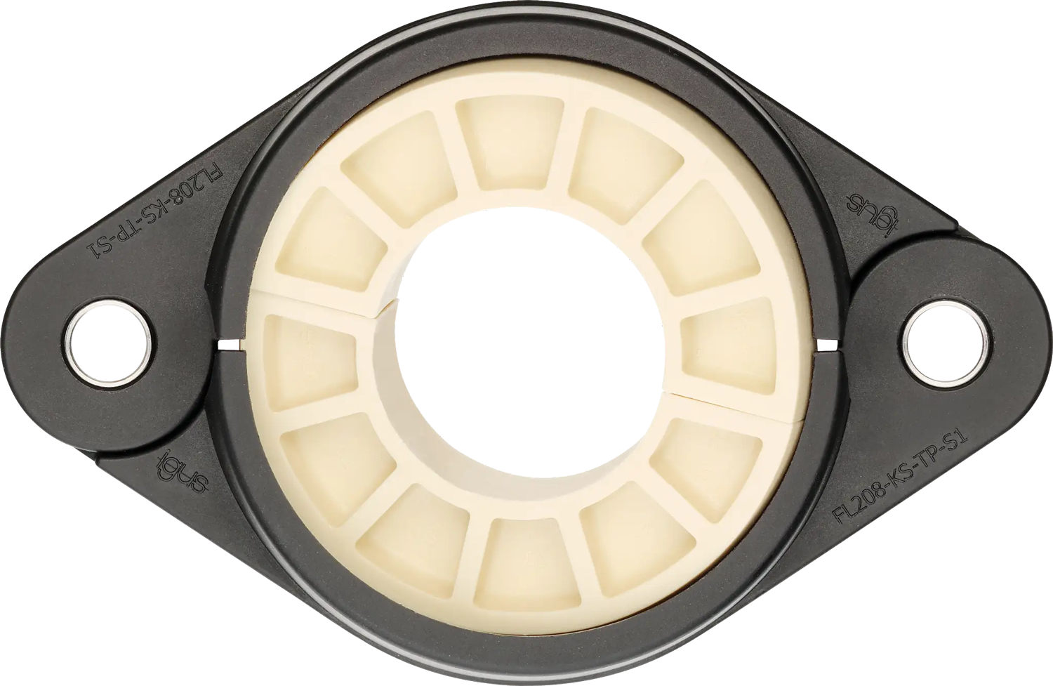 Split 2 and 4 hole flange bearings