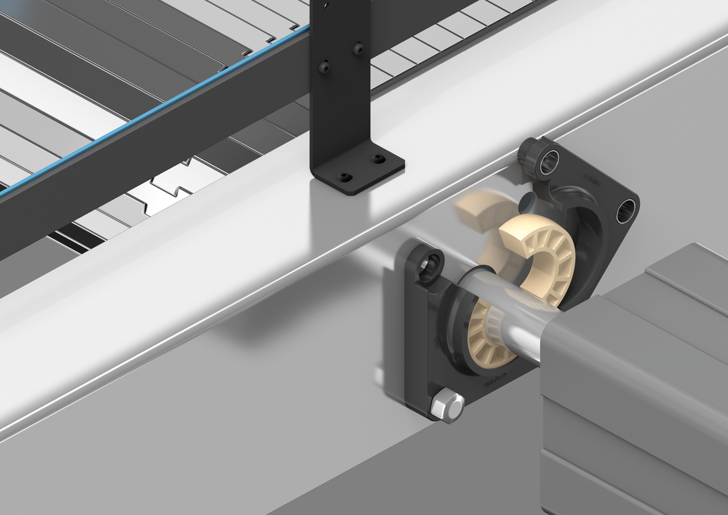 Split 2 and 4 hole flange bearings
