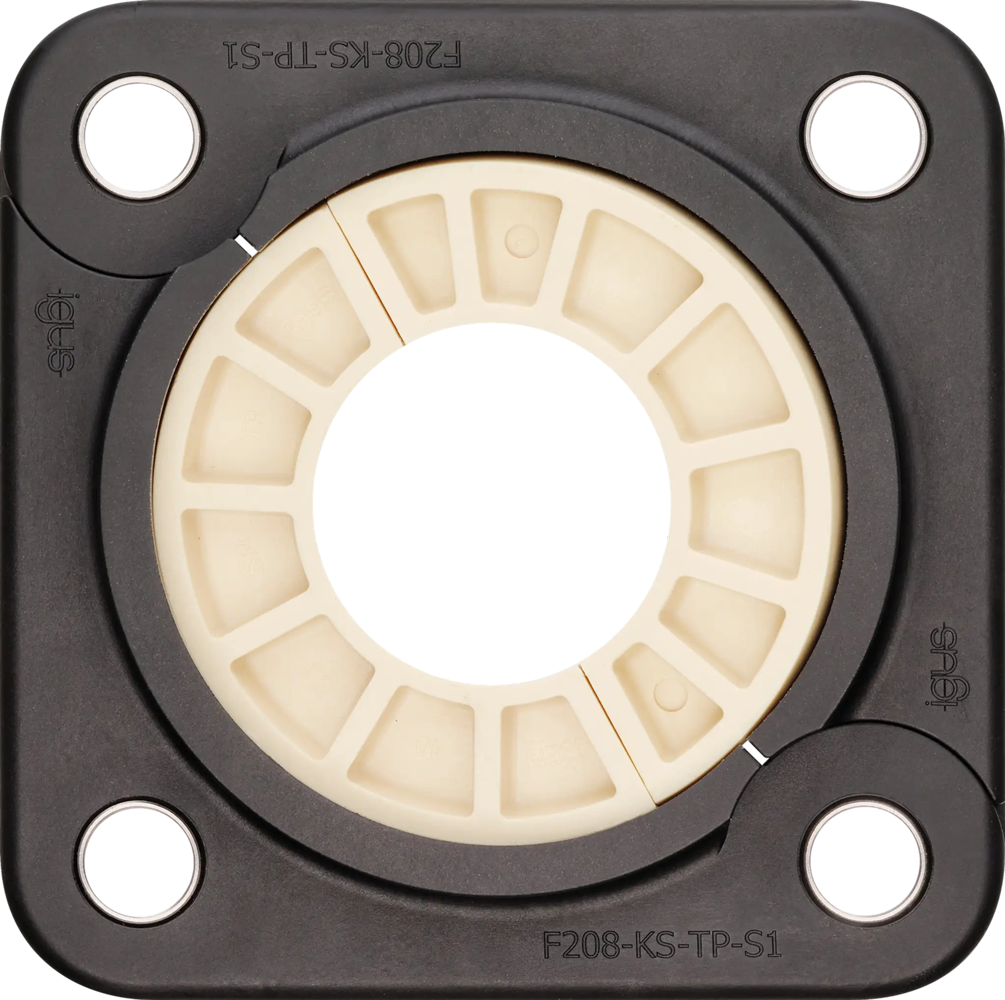 Split 2 and 4 hole flange bearings