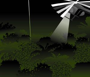 Life-saving green laser