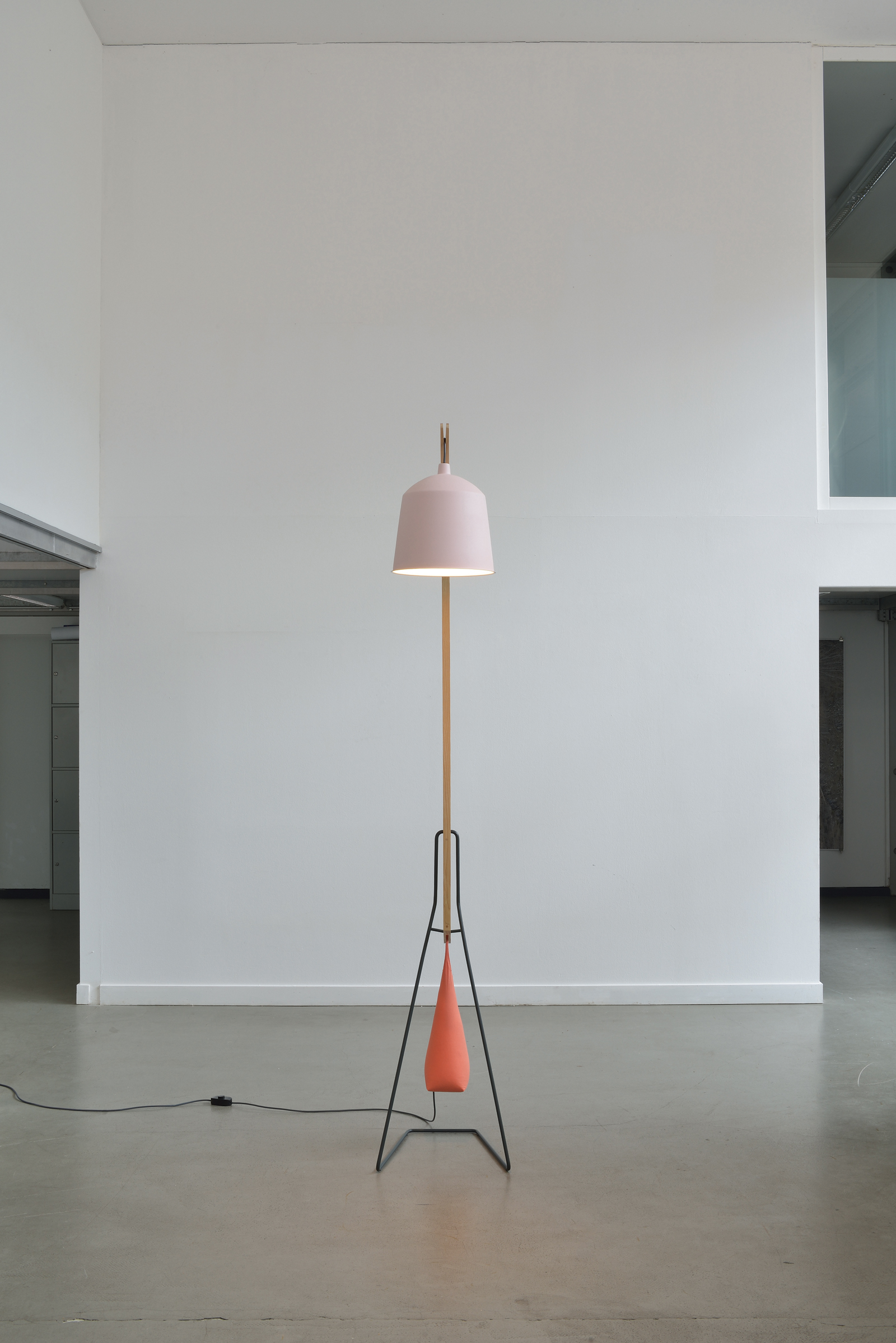 a floor lamp