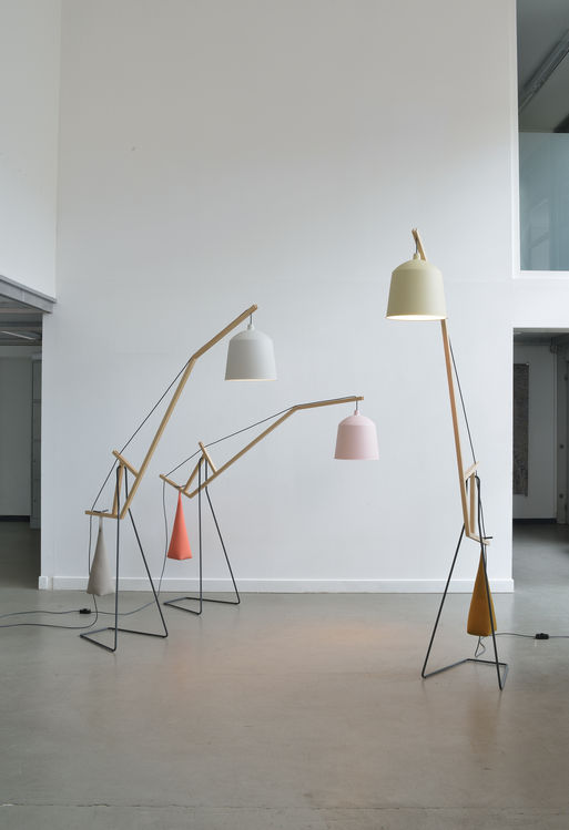 a floor lamp