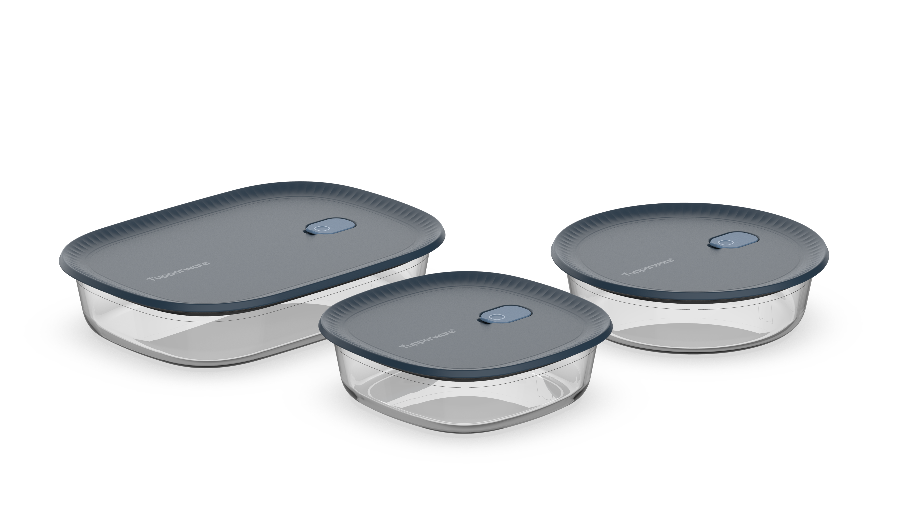 Tupperware Voila Glass Containers