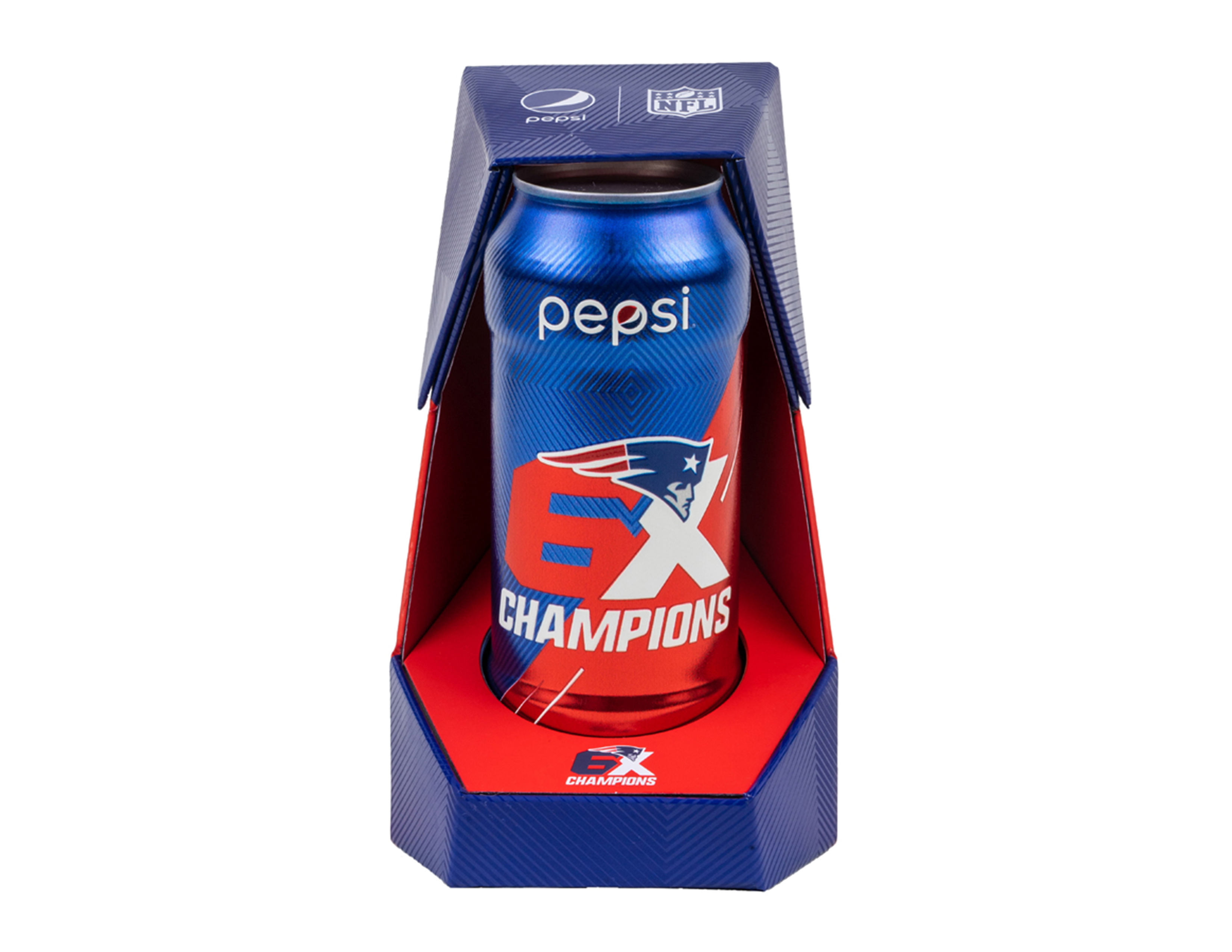 Pepsi Patriots Championship Laces Can