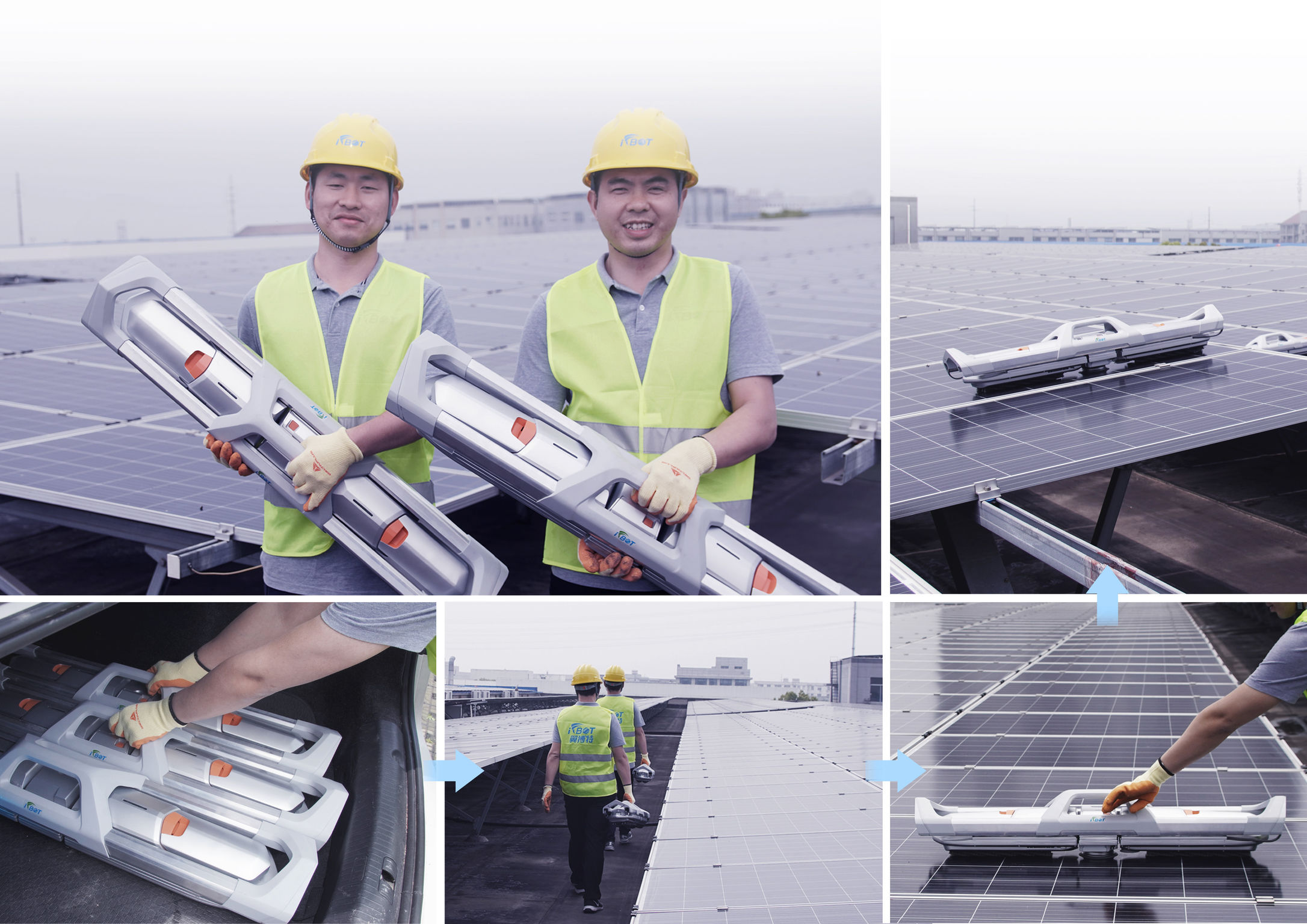 IFBOT X3 Solar Panel Cleaning Robot