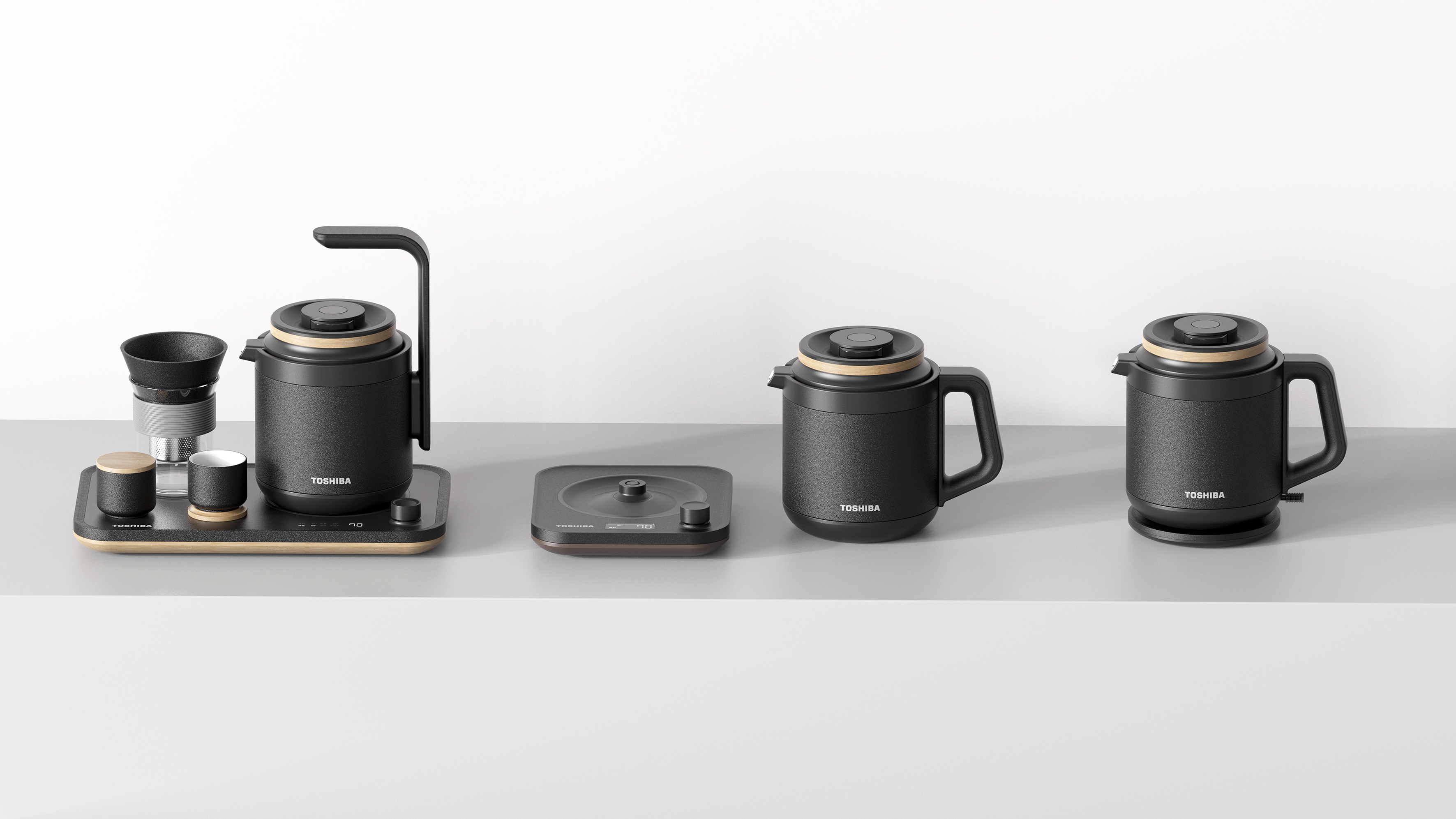 Toshiba Teasim safety kettle set