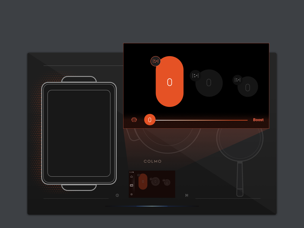 Full surface induction cooktop UX