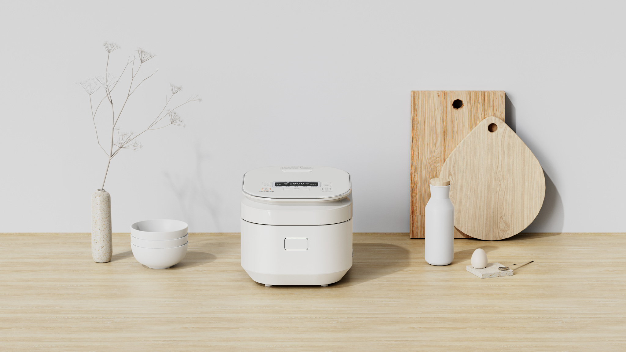 TOSHIBA Eaves Vacuum Pressure Rice Cooker