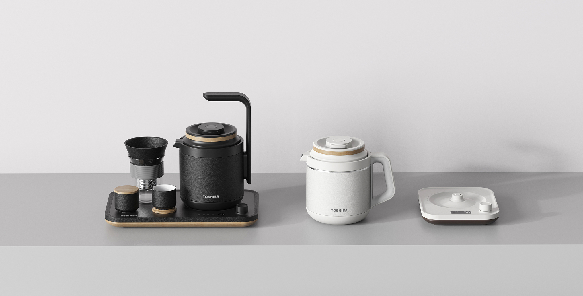 Toshiba Teasim safety kettle set