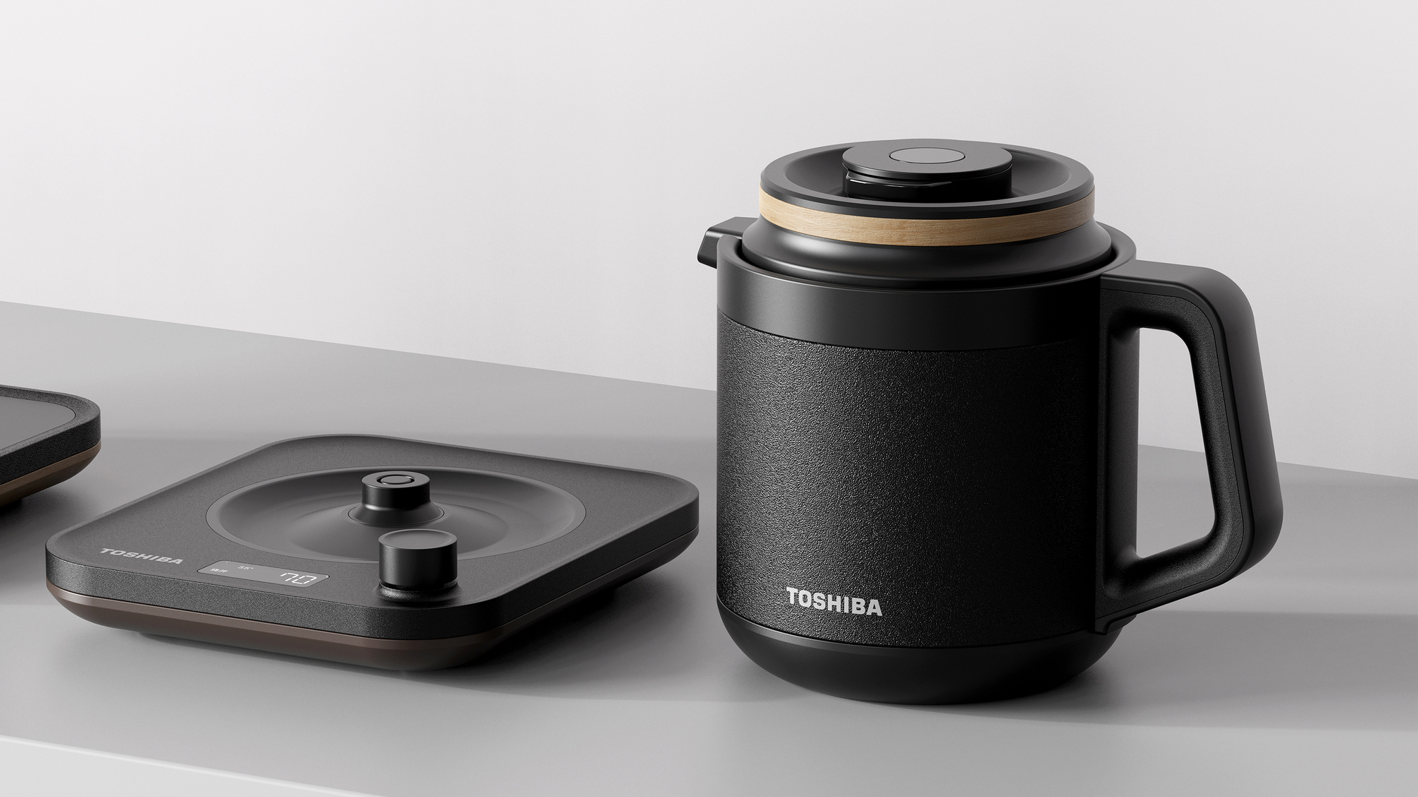 Toshiba Teasim safety kettle set