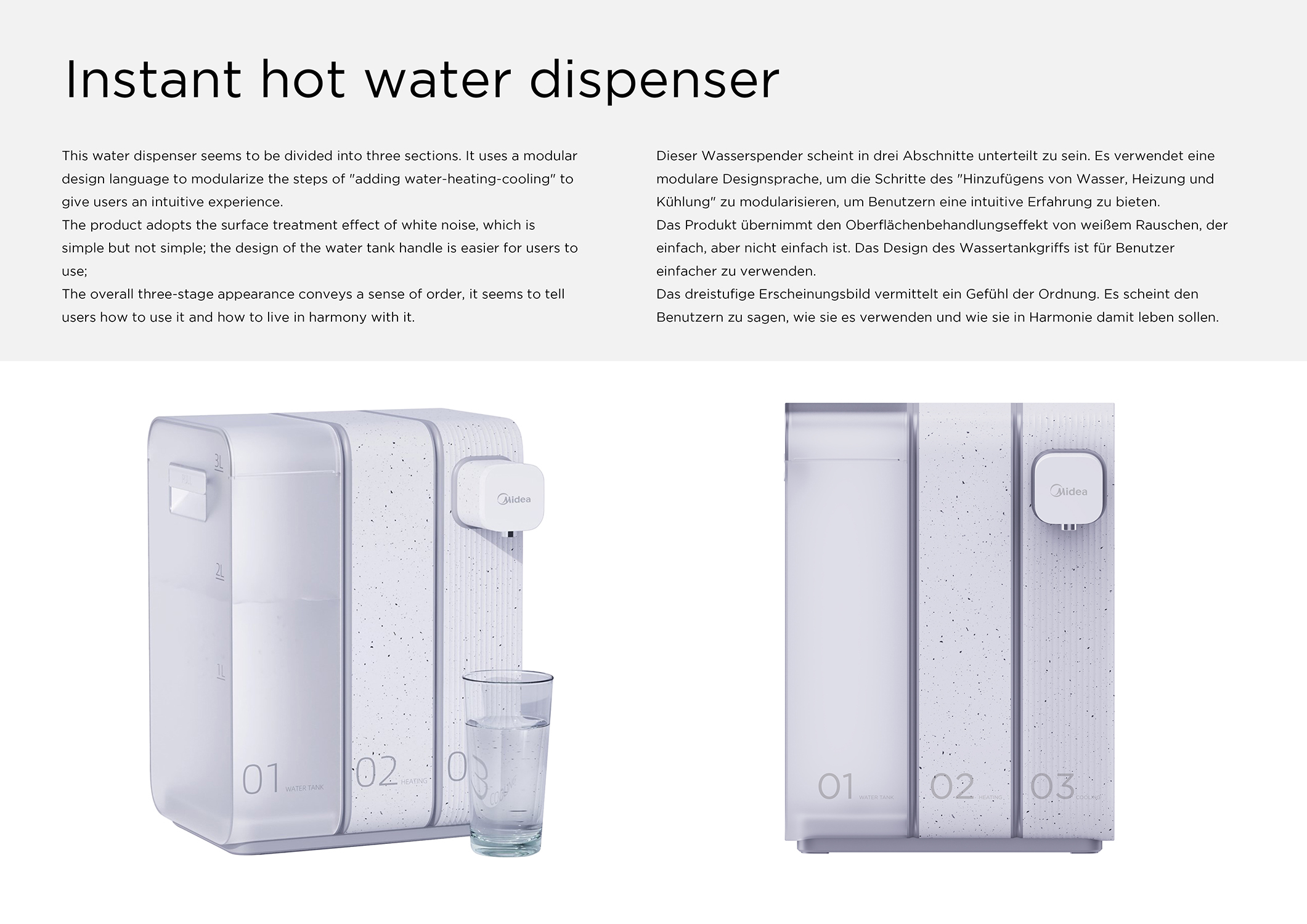 Instant water dispenser