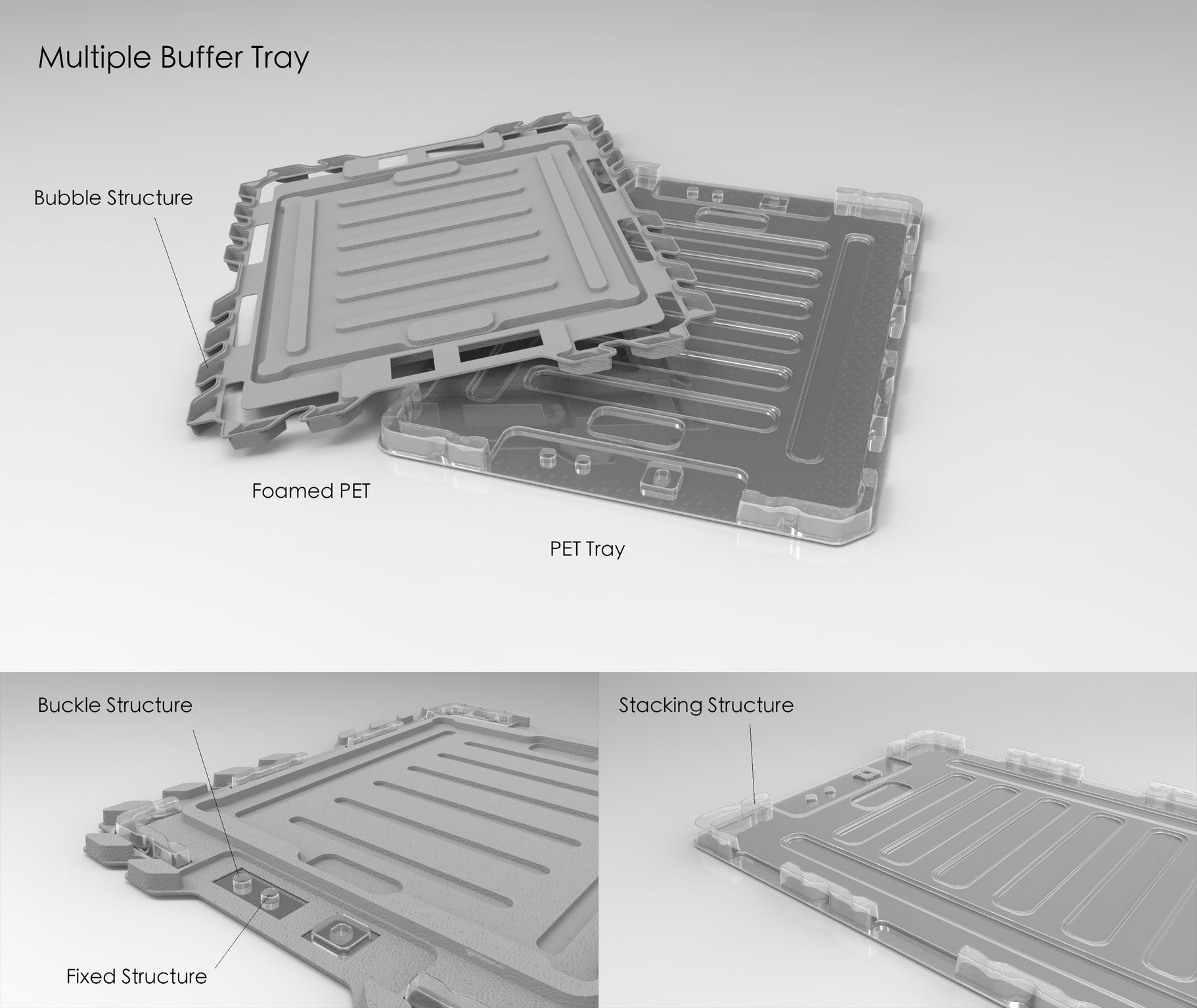 Multiple Buffer Tray