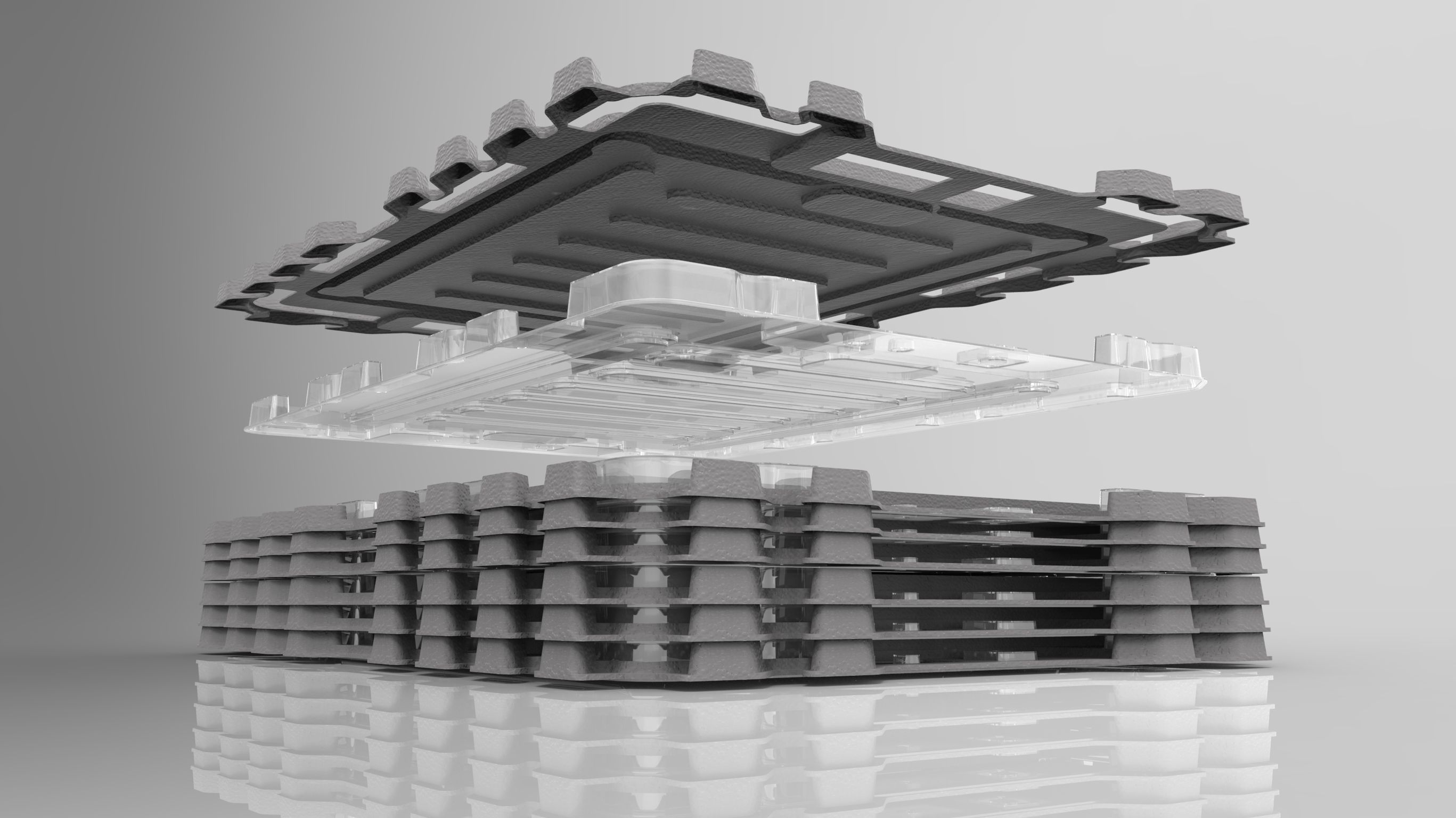 Multiple Buffer Tray