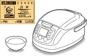 Electronic Rice Cooker with Warmer