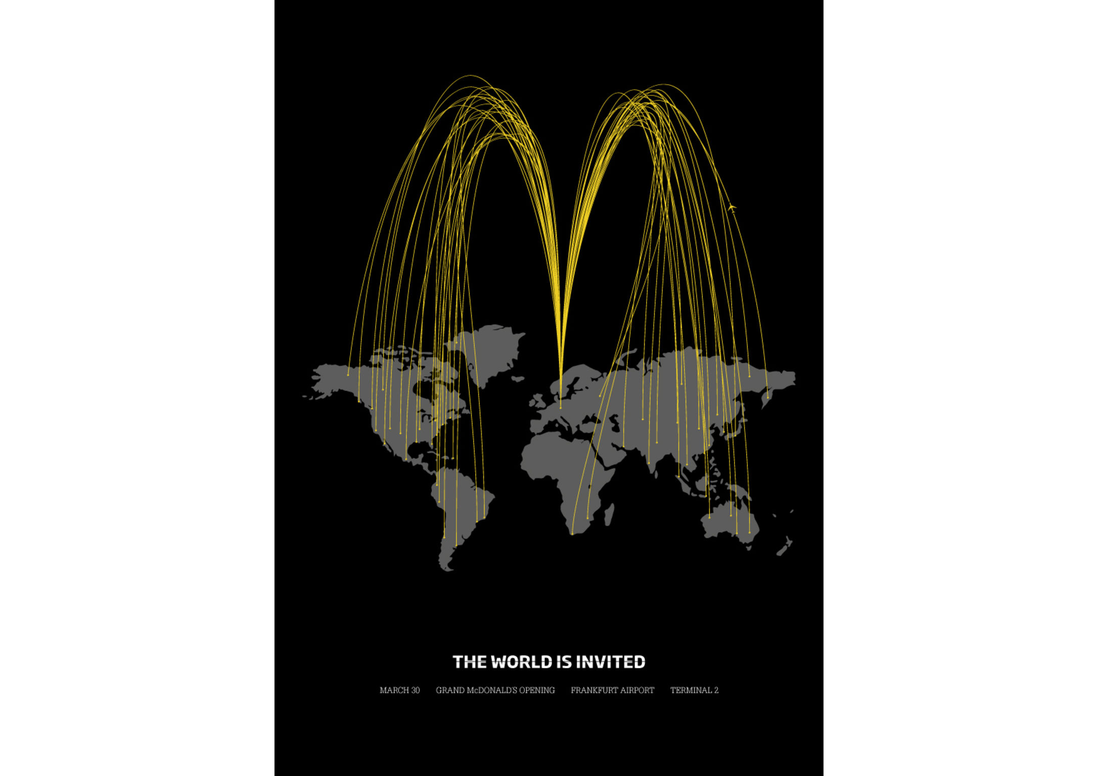 McDonald's – flight map
