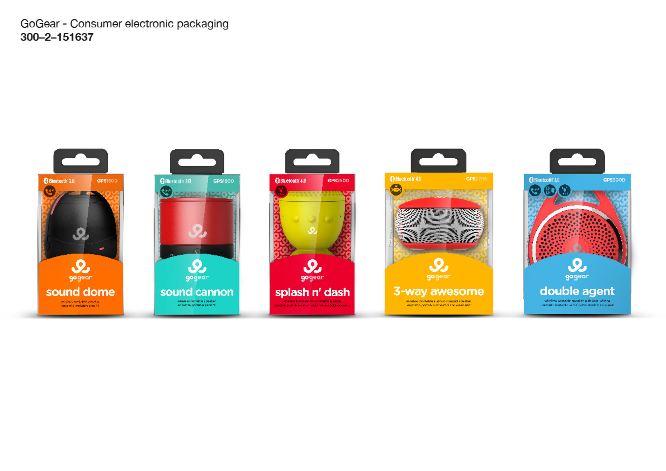 GoGear packaging design