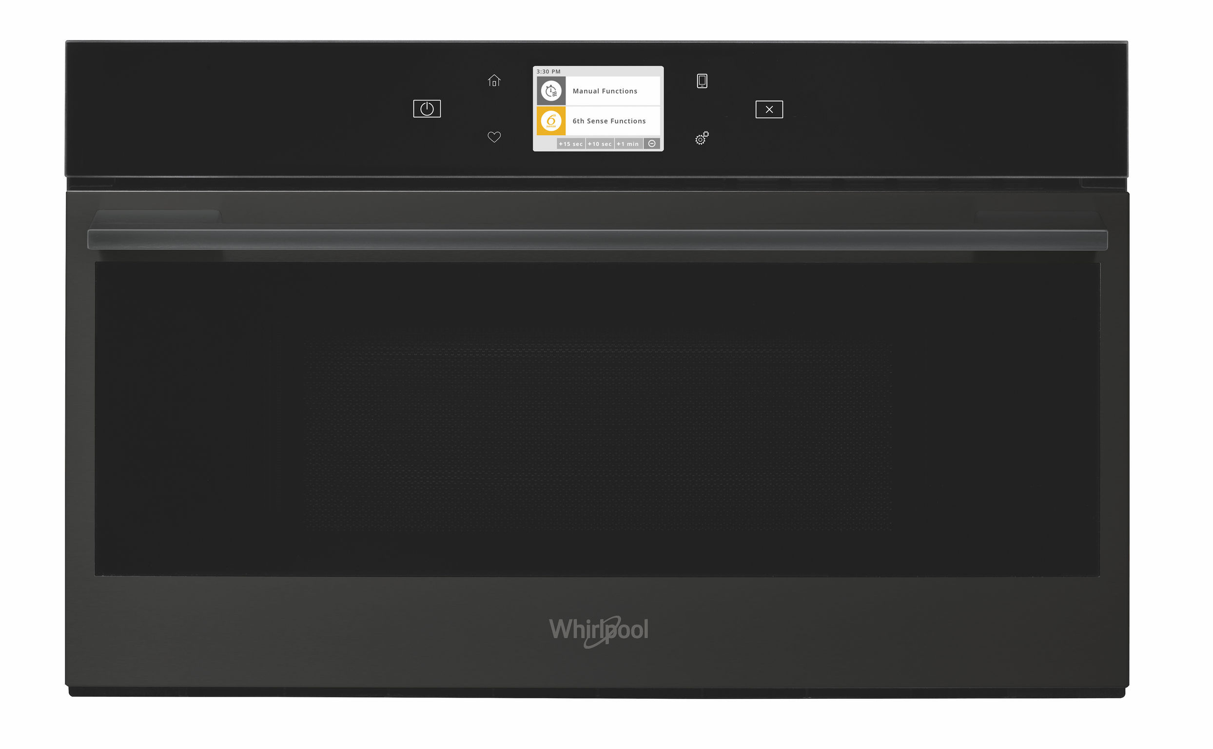 Whirlpool W Collection Black Fiber Range