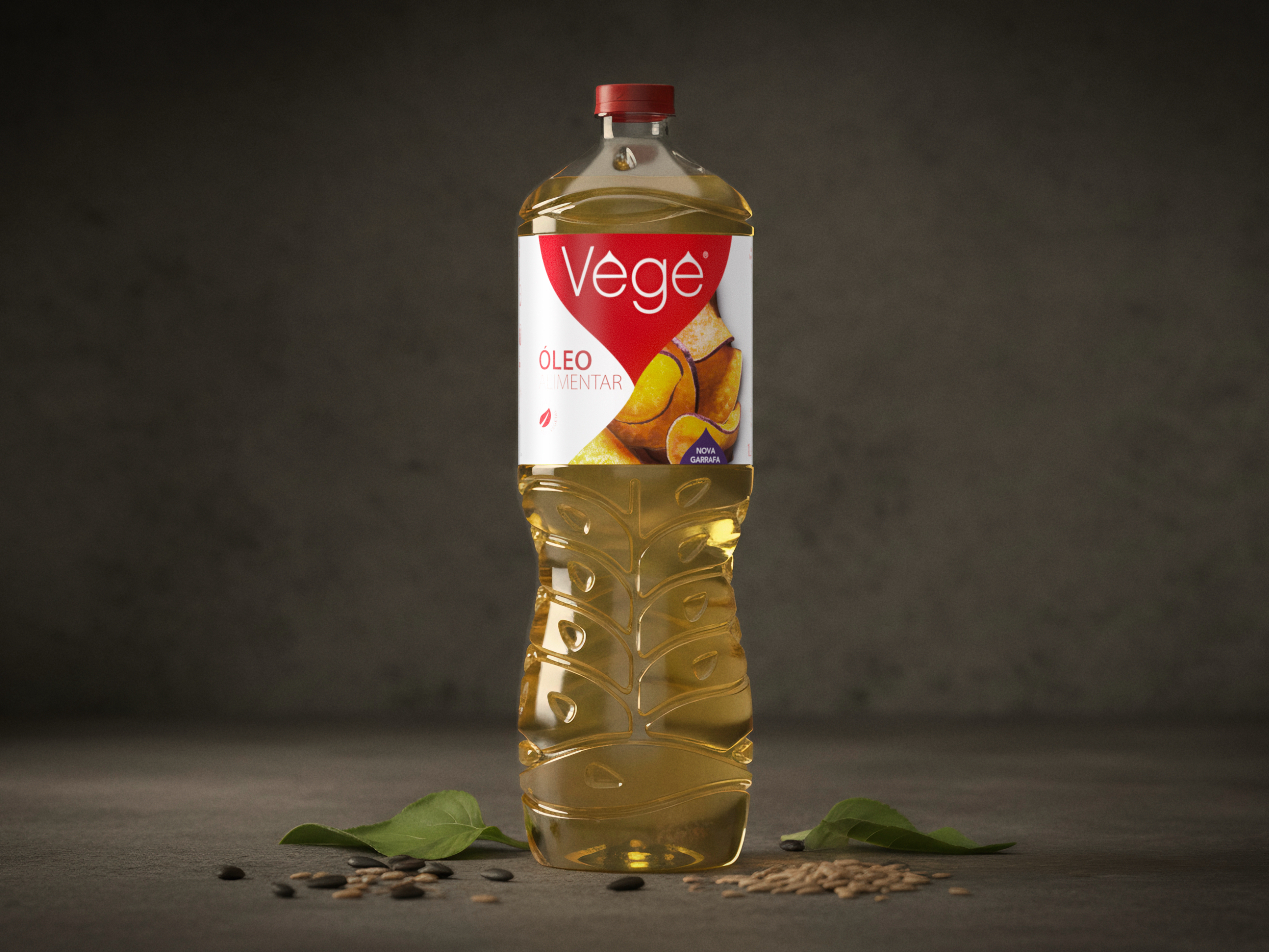 Sovena Biomimicry vegetable oil bottle