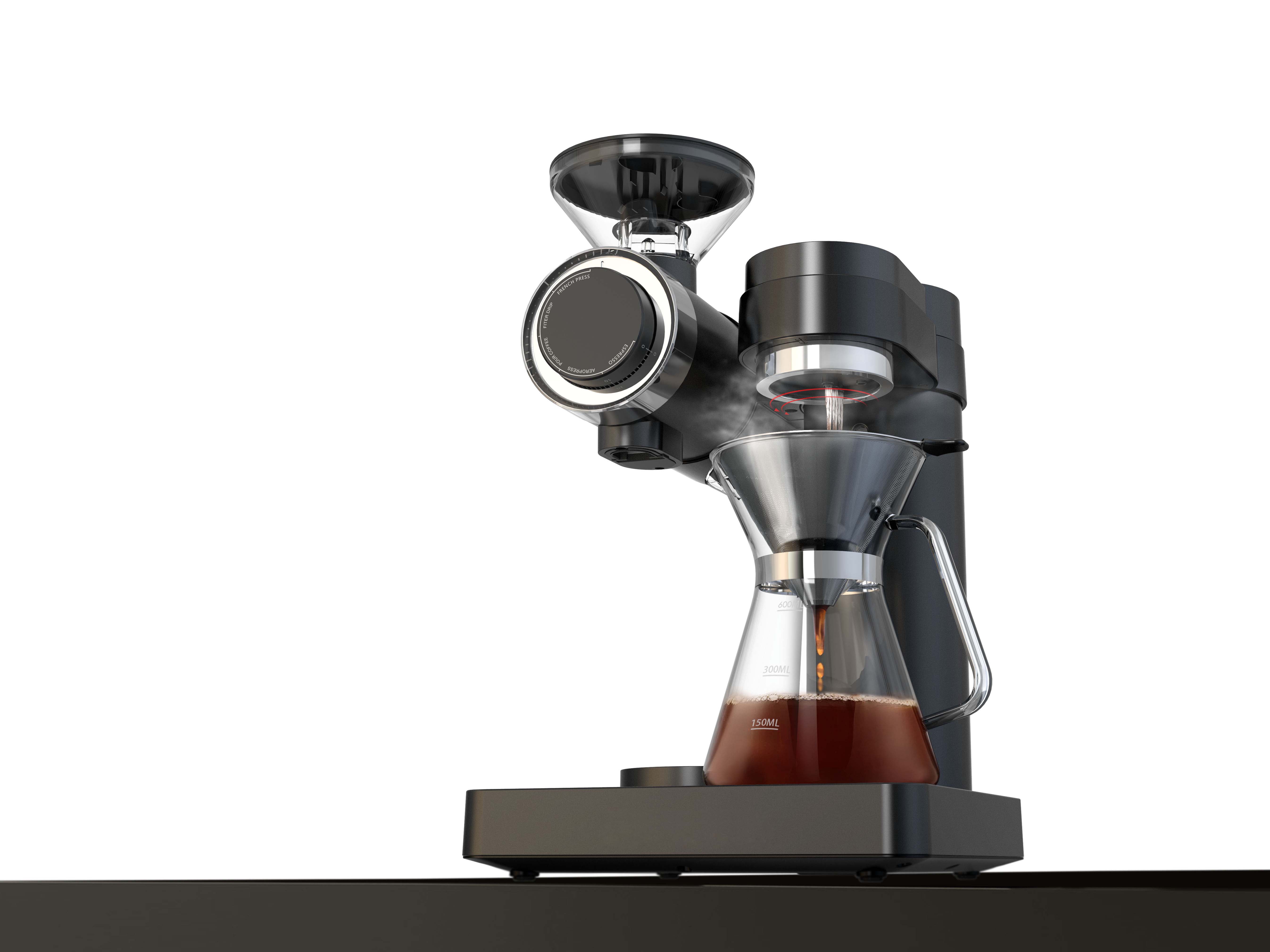 Smart pour-over coffee maker