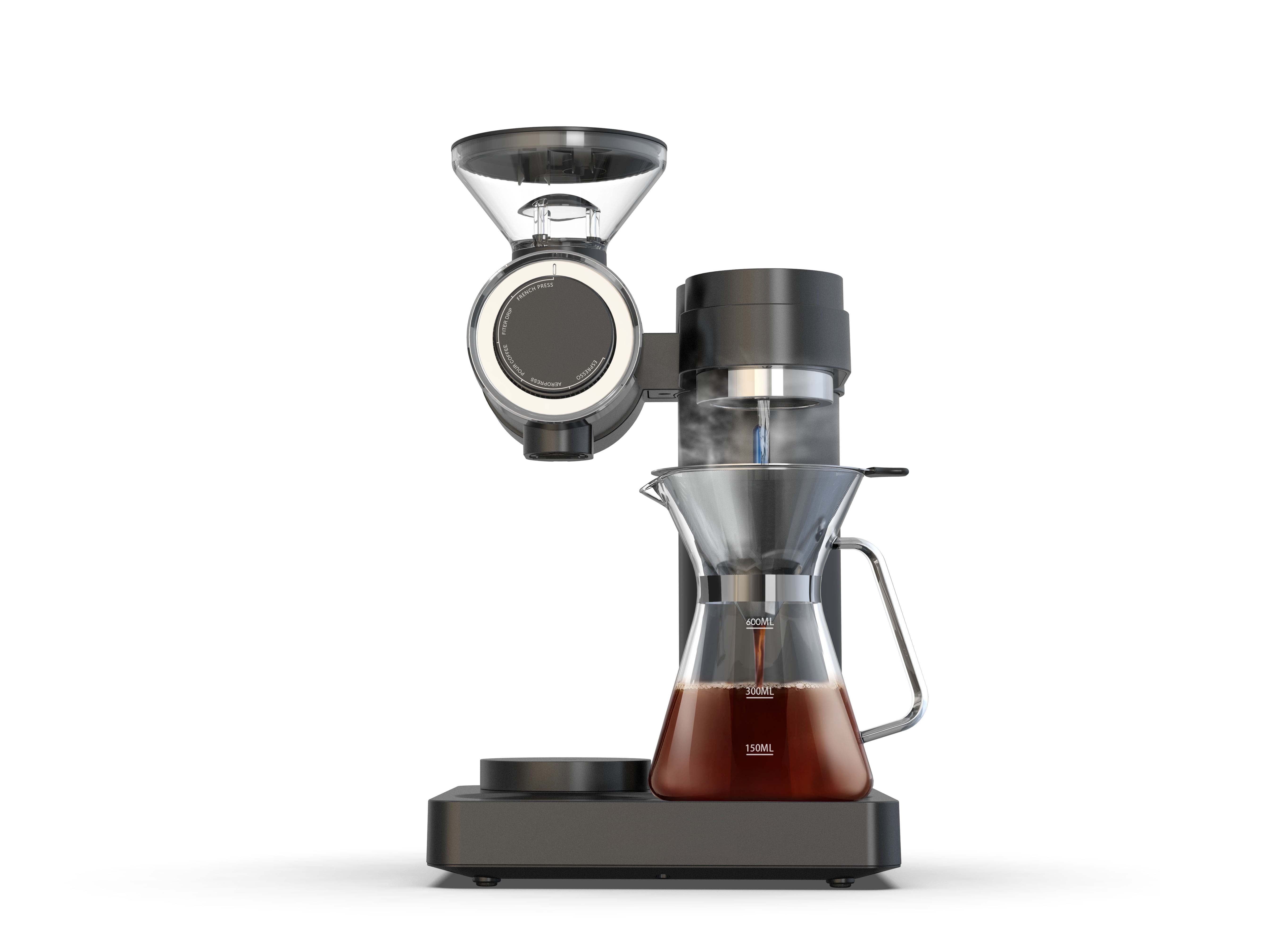 Smart pour-over coffee maker