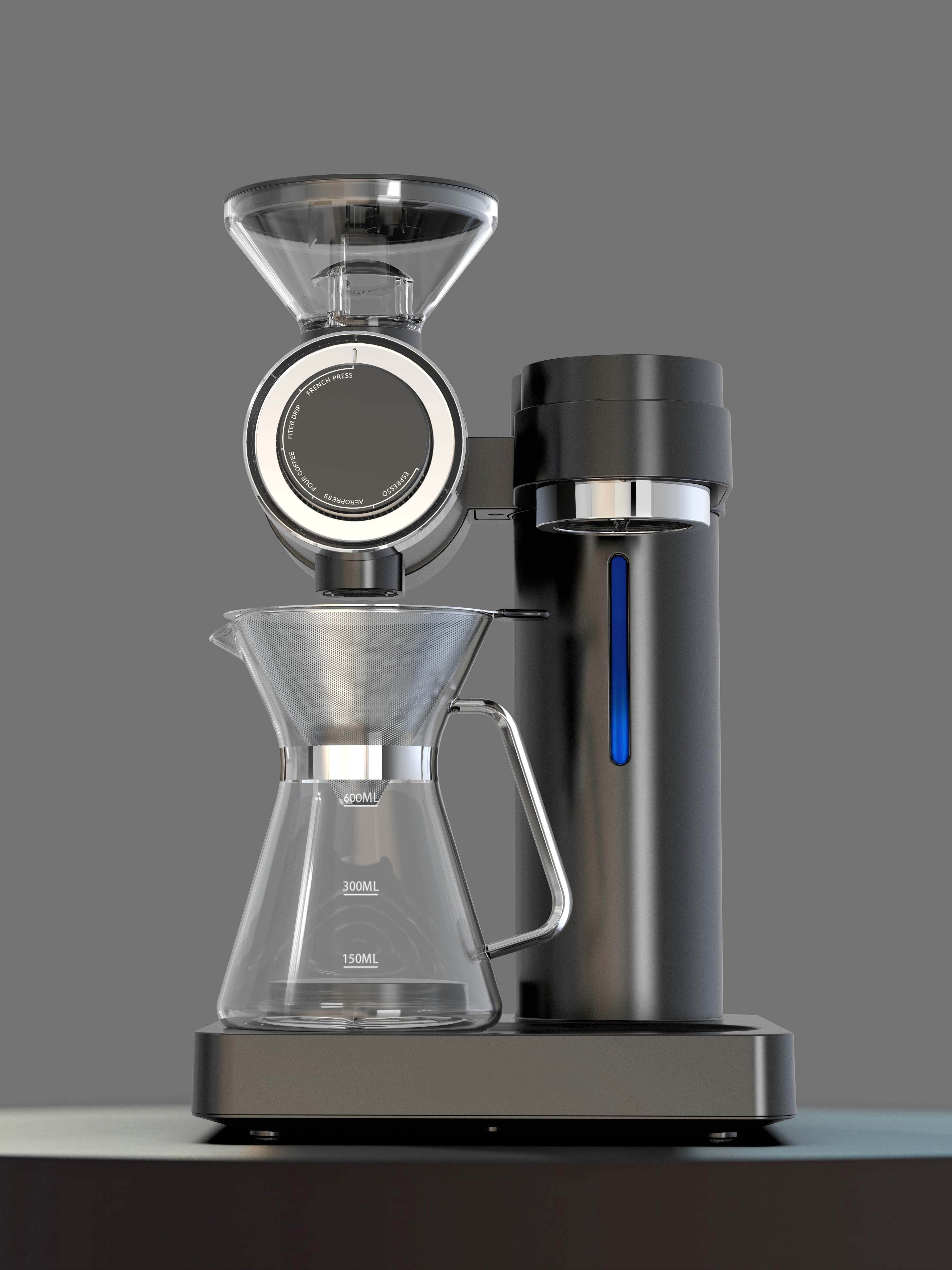 Smart pour-over coffee maker