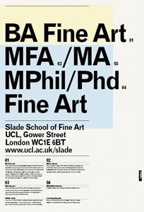 Slade School of Fine Art Print Material