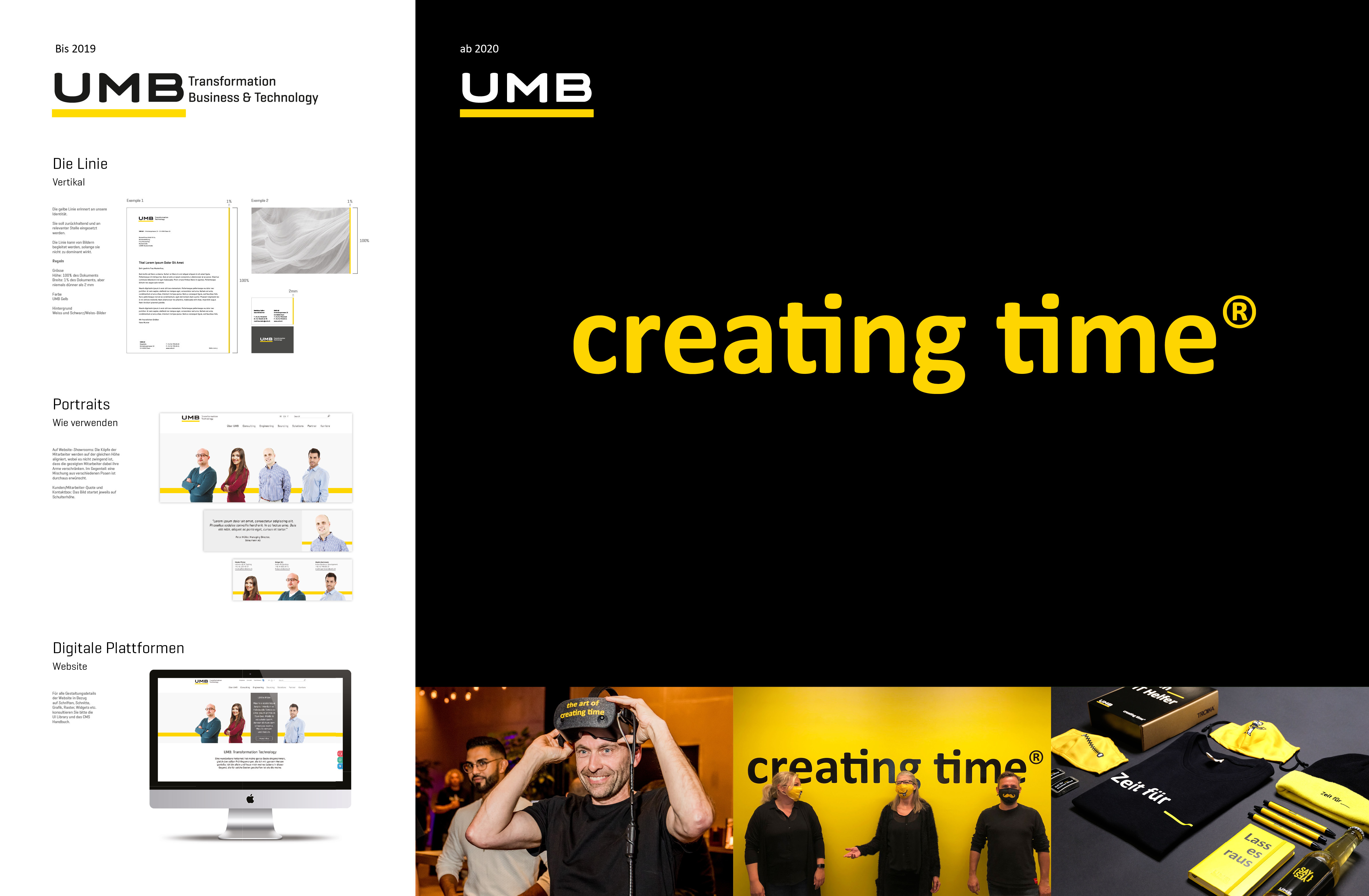 creating time® – rebranding UMB