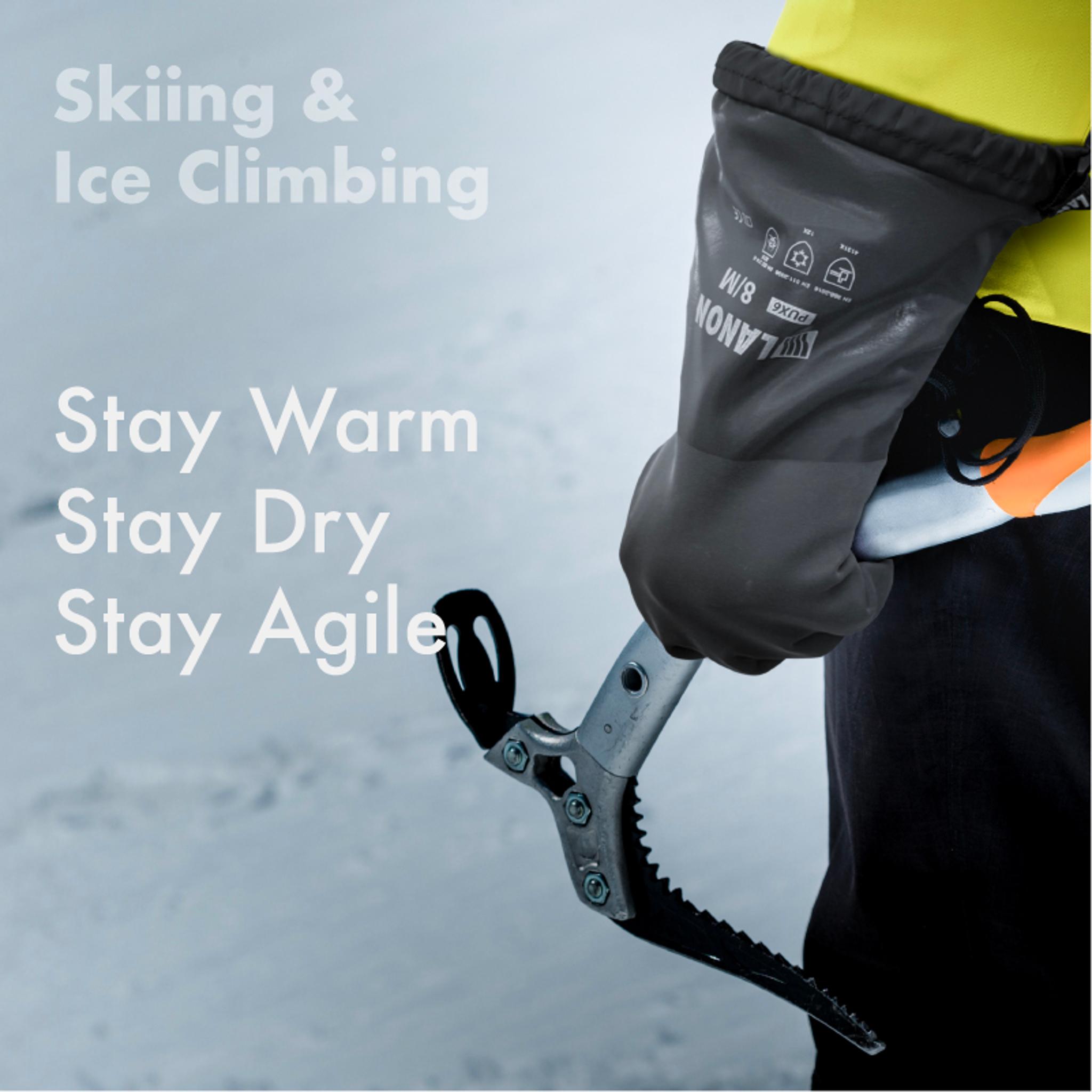 Water-based PU Winter Gloves