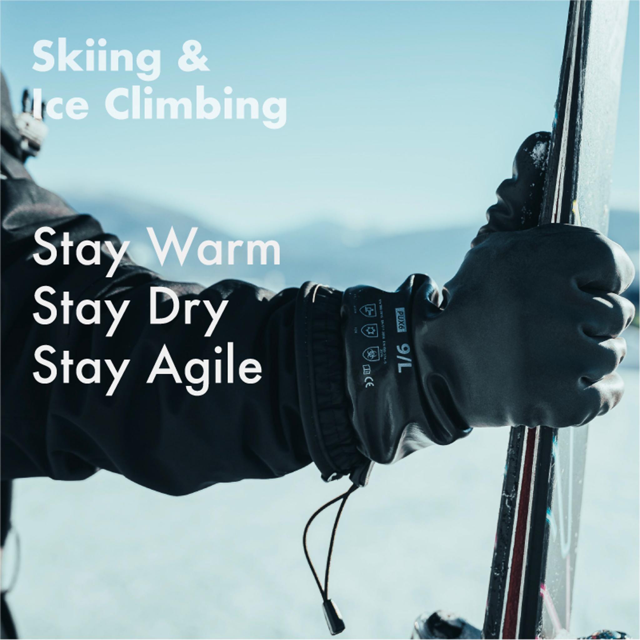 Water-based PU Winter Gloves