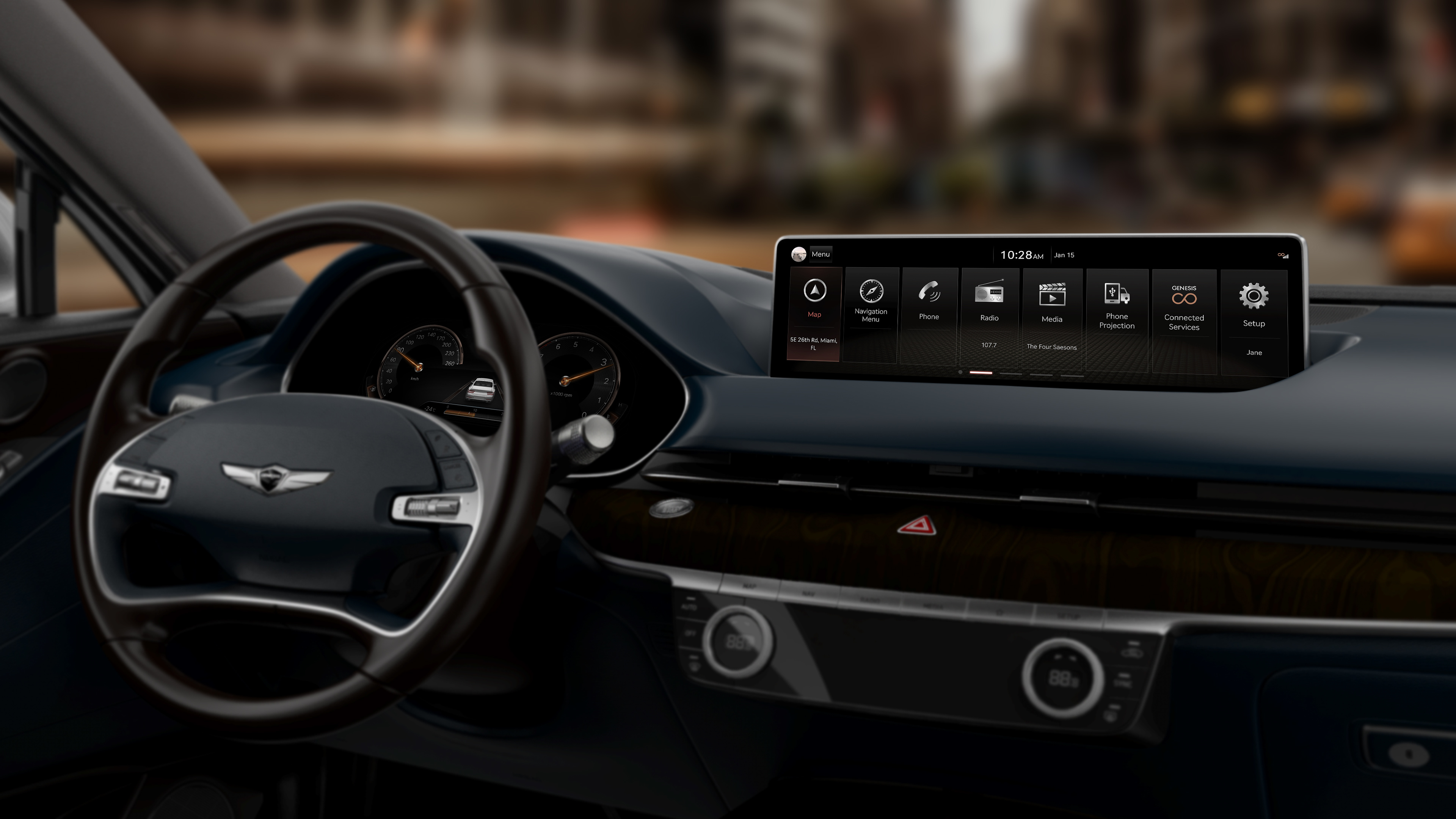 GENESIS Infotainment System - Copper Design