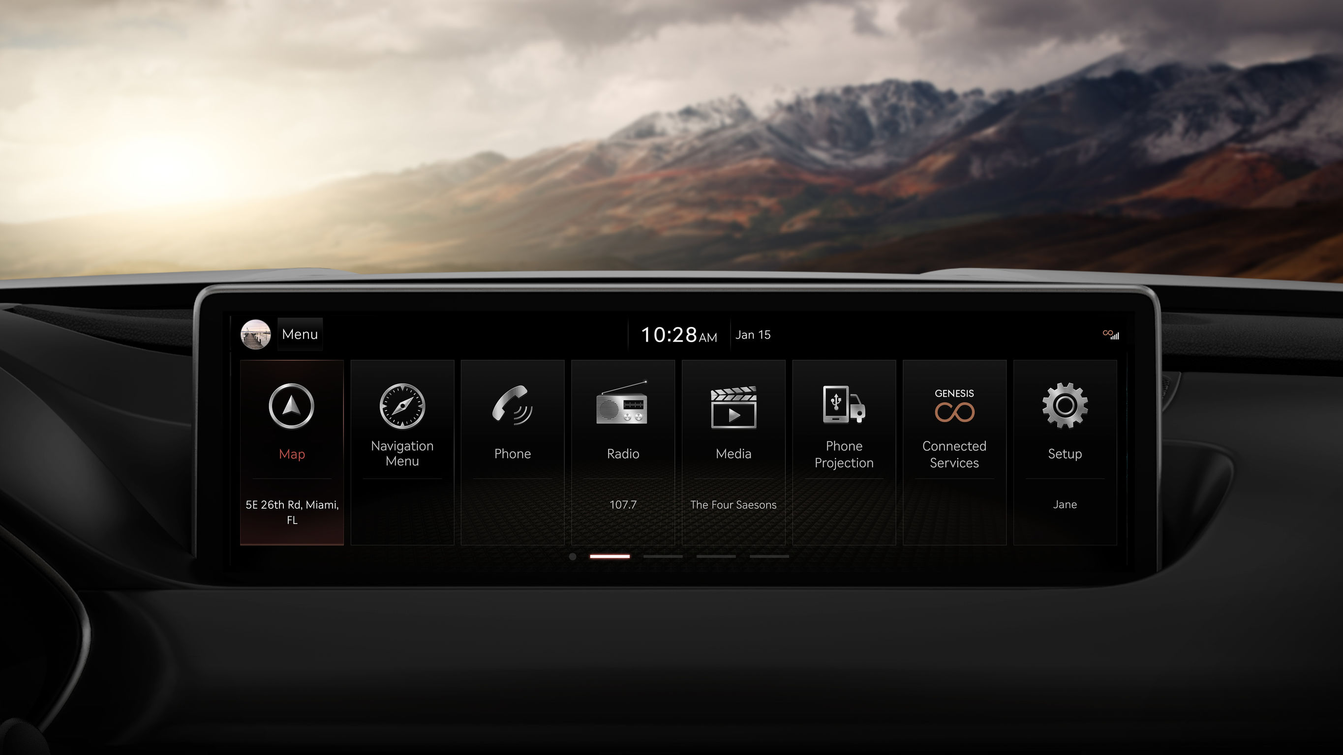 GENESIS Infotainment System - Copper Design